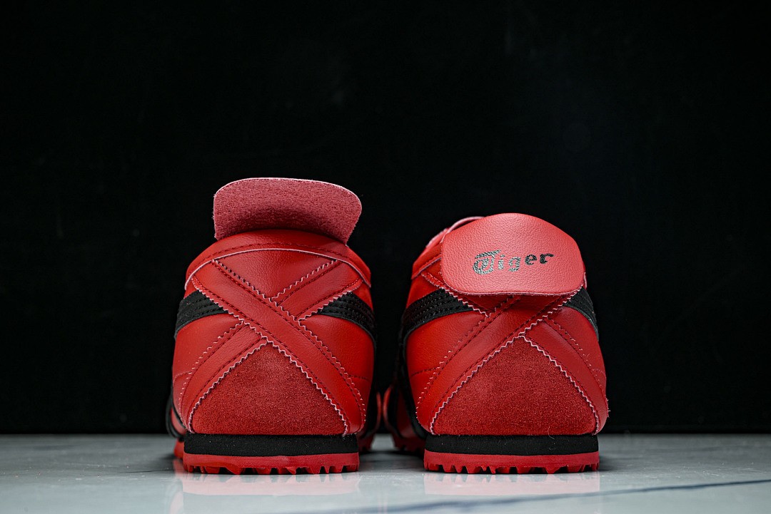 Onits*ka Tiger Mexico 66 Classic Red Black 1183C102-600 Unisex Size 4-11