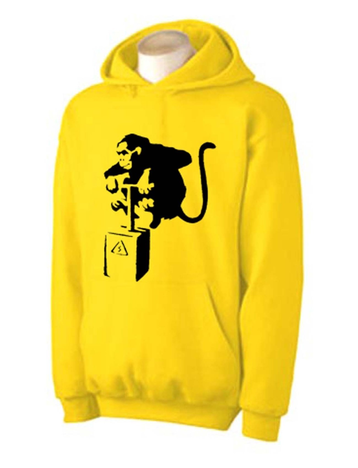 BANKSY DETONATOR MONKEY HOODY – Urban Art T-Shirt – Choice Of Colours – S to XXL