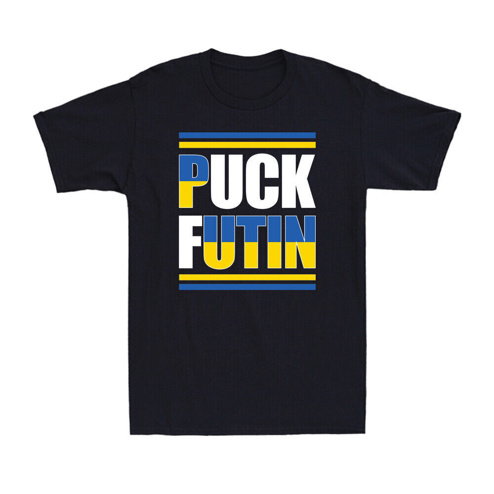 Puck Futin Meme I Stand With Ukraine Ukrainian Lover Novelty Men’s T-Shirt