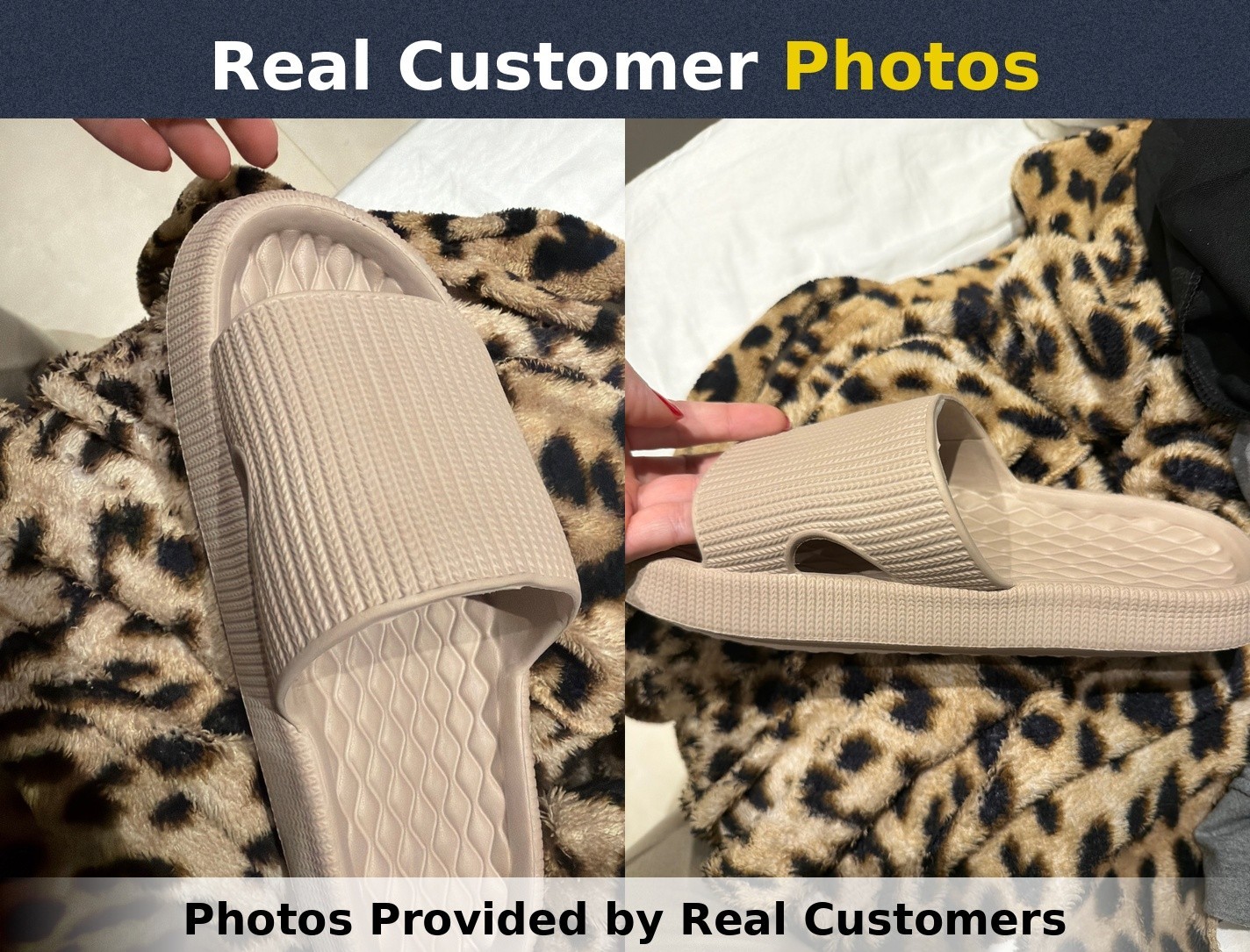 Cozy Pillow Slides Anti-Slip Sandals Ultra Soft Slippers Cloud Home Outdoor Shoe