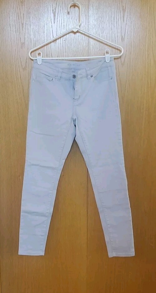 Michael Kors Womens Size 2 Skinny Stretch 98% Cotton 2% Elastane Jeans Ivory