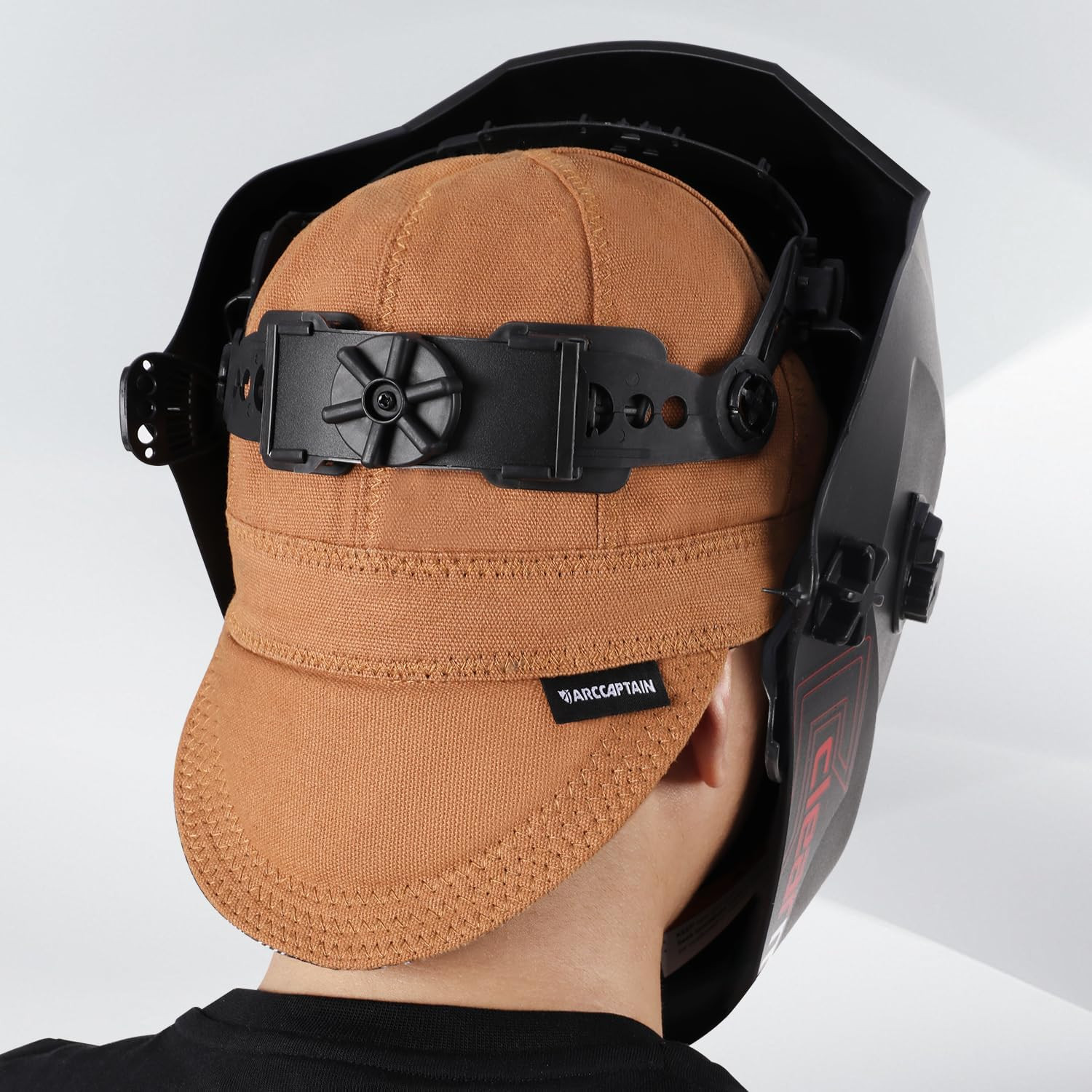 ARCCAPTAIN 8-Panel Reversible Welding Cap – 100% Cotton, Protective Welder’s Cap