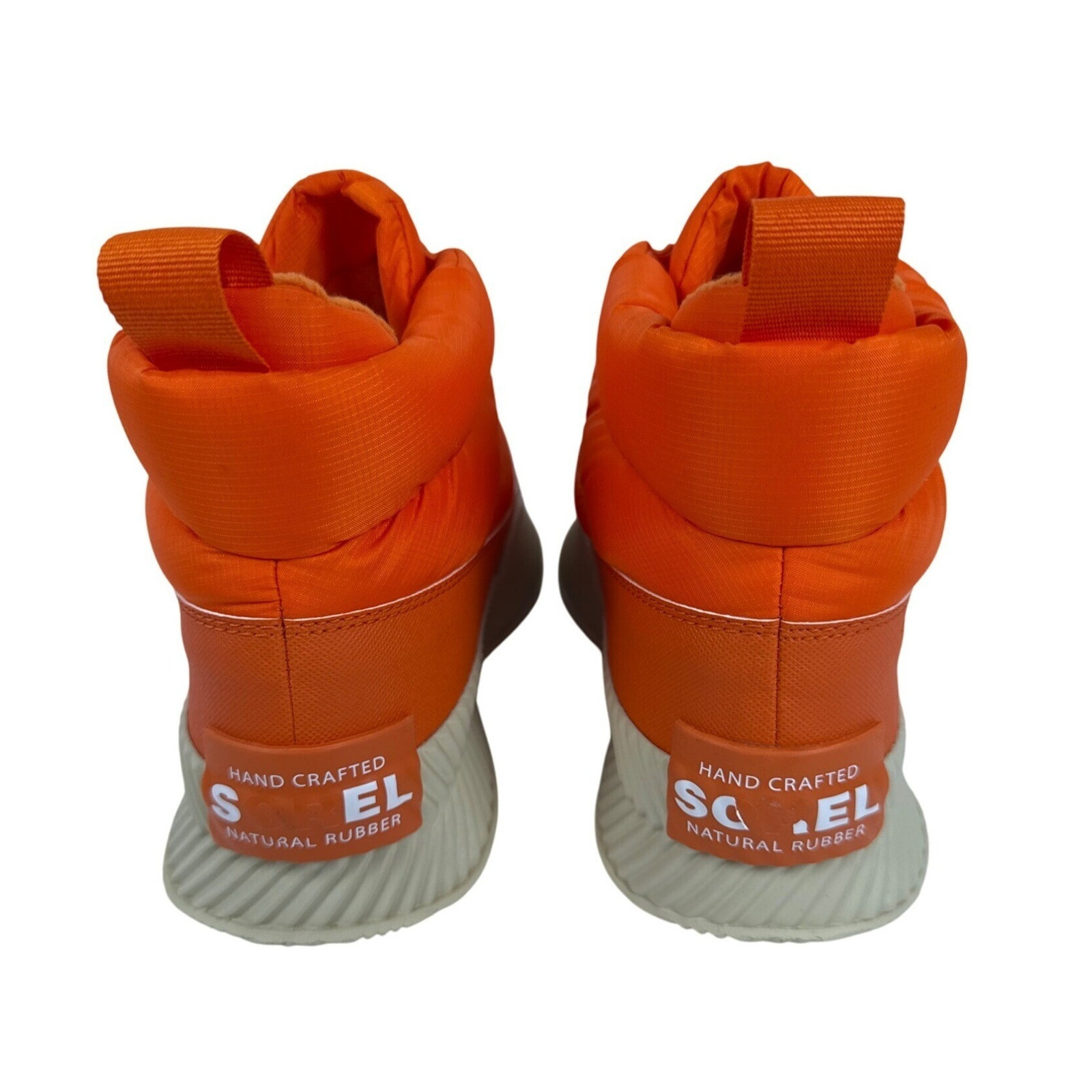 Sorel x prAna Out N About Winter Boot Womens 8 Orange Puffy Waterproof Insulated
