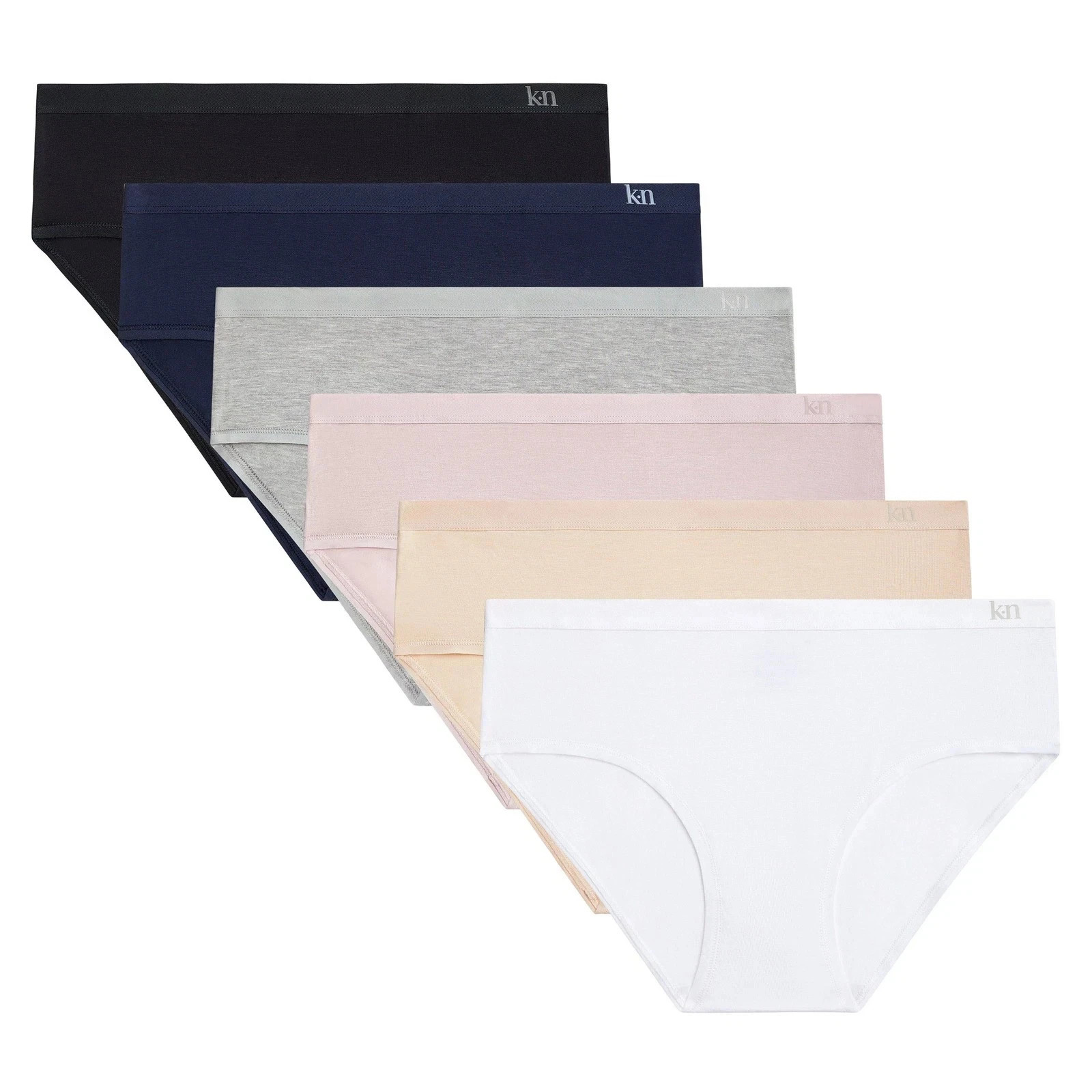 Karen Neuburger Women’s 6-Pack Modal Hipster, Multicolor, Size M