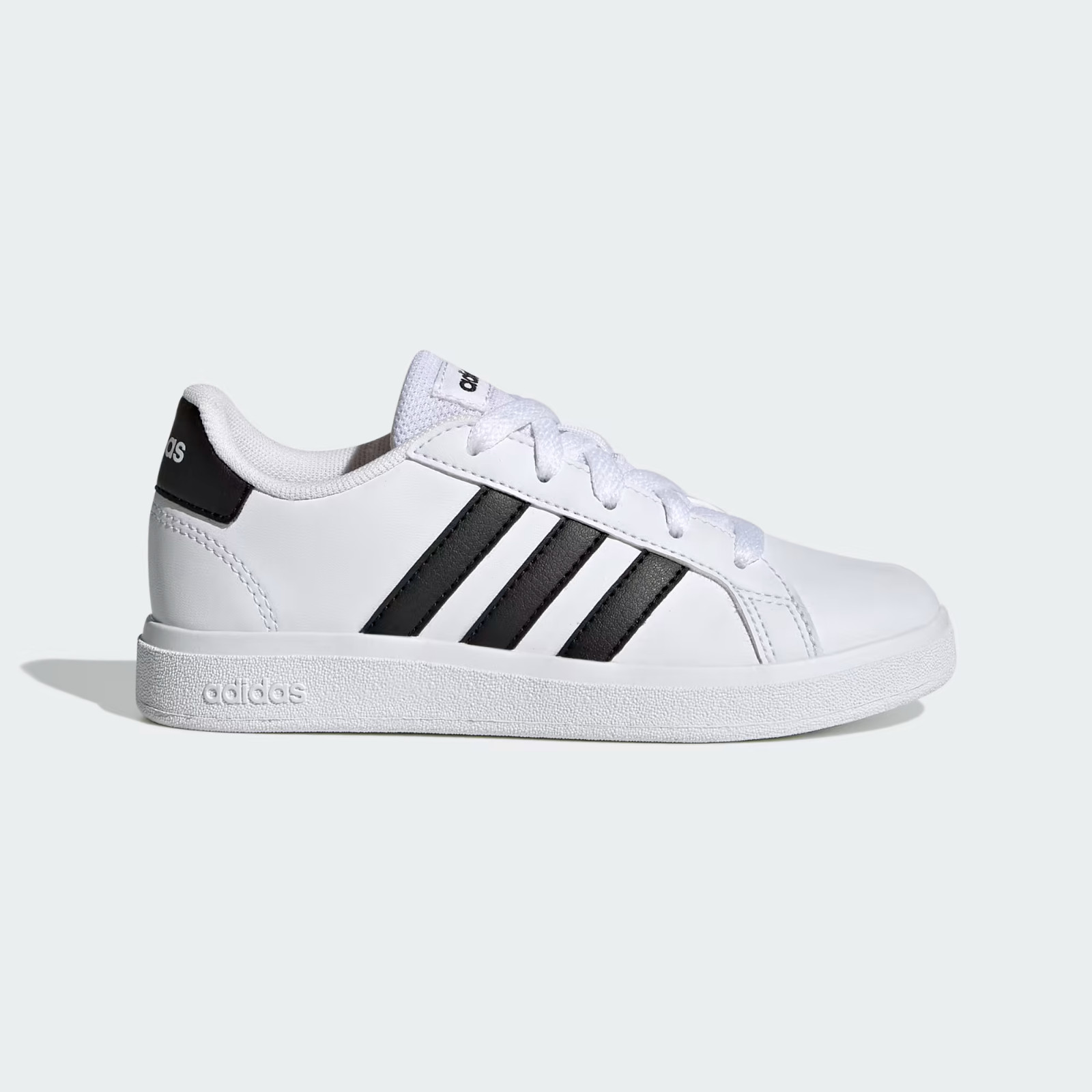 Adidas Grand Court 2.0 Kids Tennis Shoe – Size 11.5K – WhiteBlack – GW6511