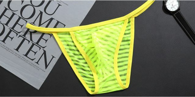Men’s Thongs Briefs Underwear Mini G-string Bulge Pouch Bikinis Underpants