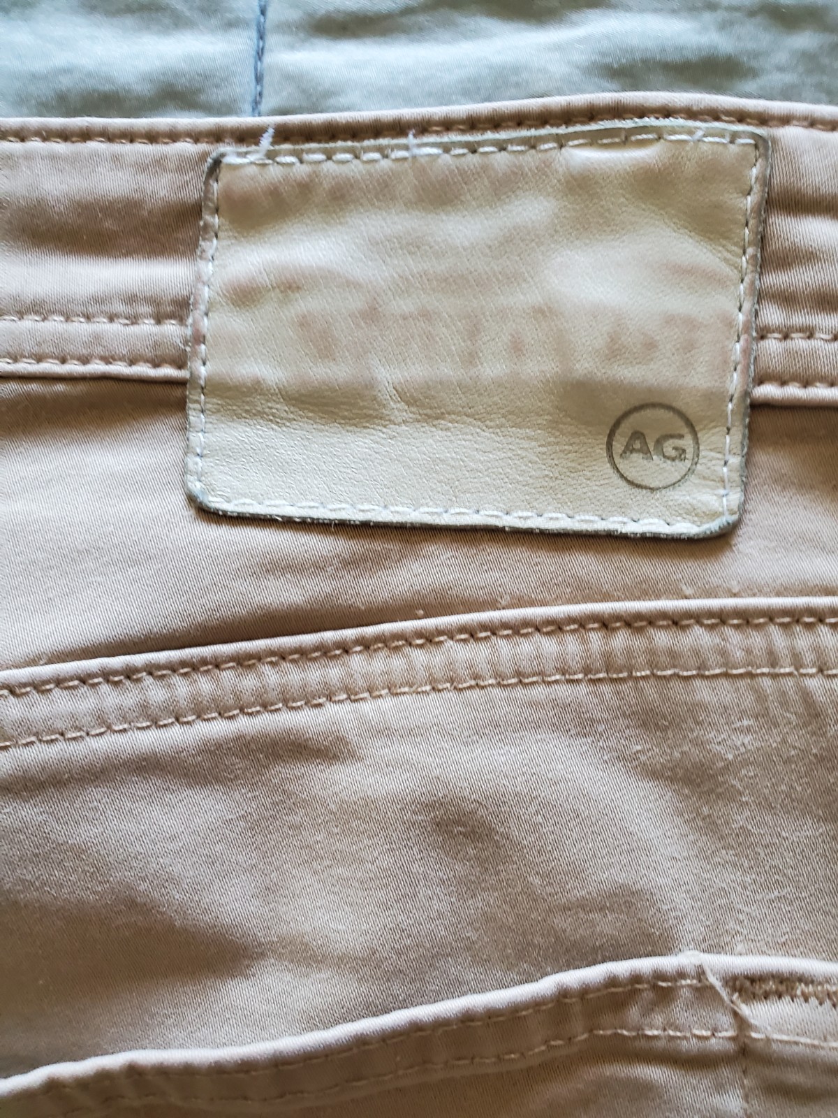 AG Los Angeles Men’s Pants Size 34×34 In Tan Color 97% Cotton 3% Elastane