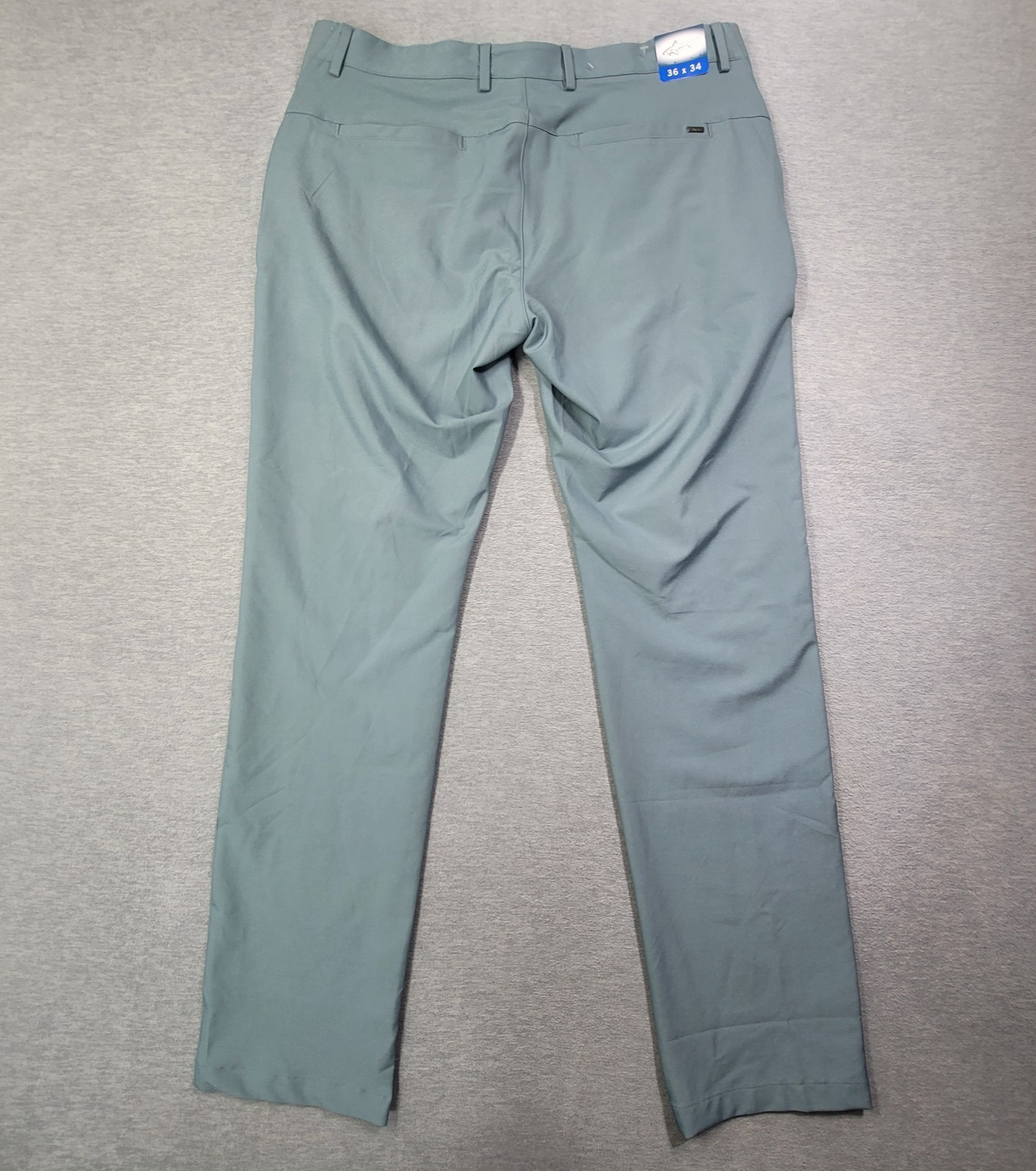 Greg Norman Pants Mens 36×34 Blue Straight Leg Stretch Casual Golf NWT