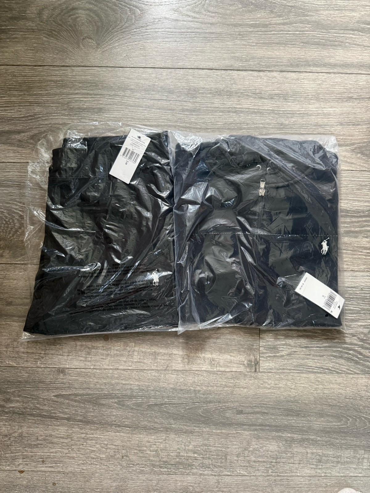 NEW Polo Ralph Lauren Double-Knit Full-Zip Hoodie and Jogger Pant Set Sz M