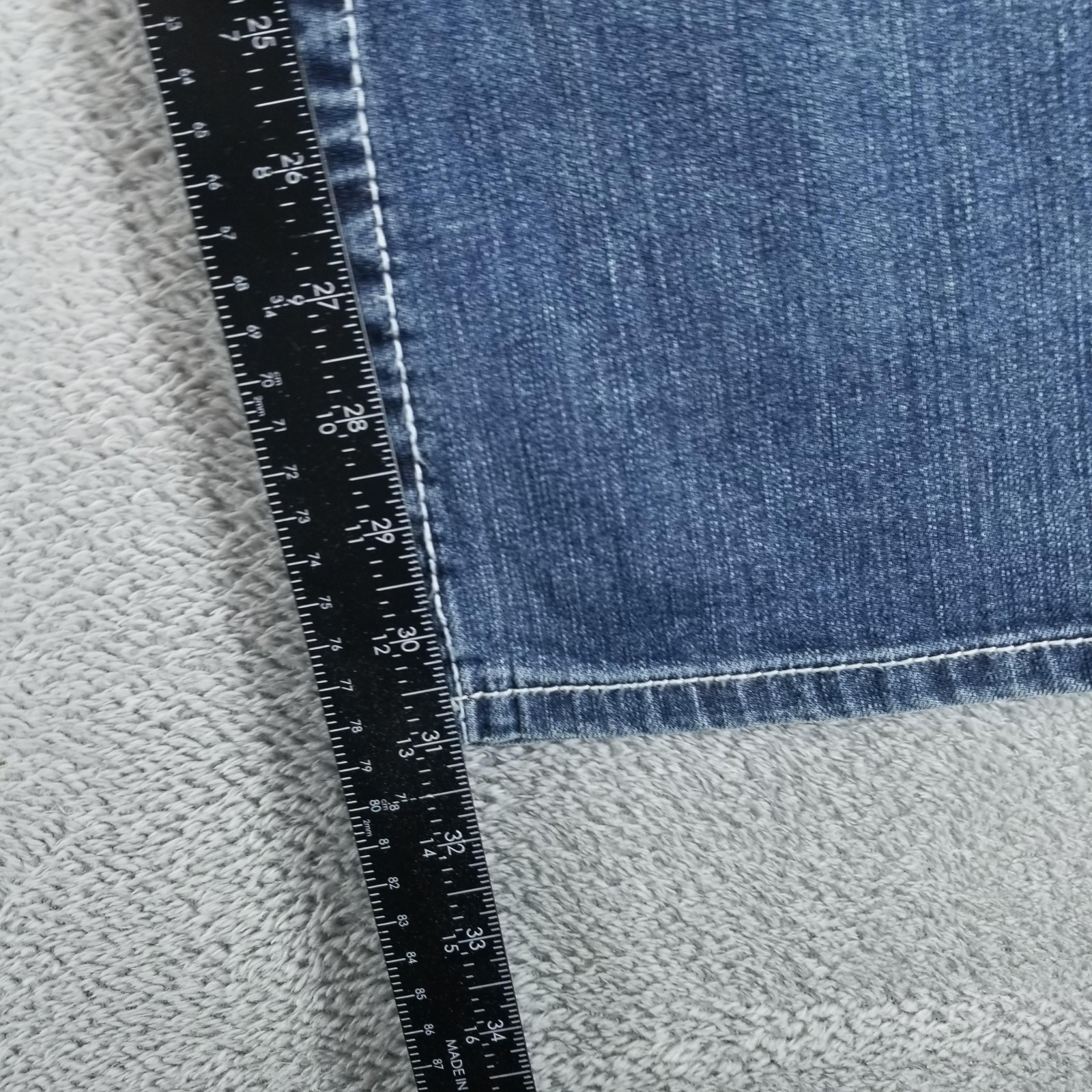 Amethyst Jeans Womens 11 Blue Bootcut Low Rise Stretch Medium Wash Embroidered