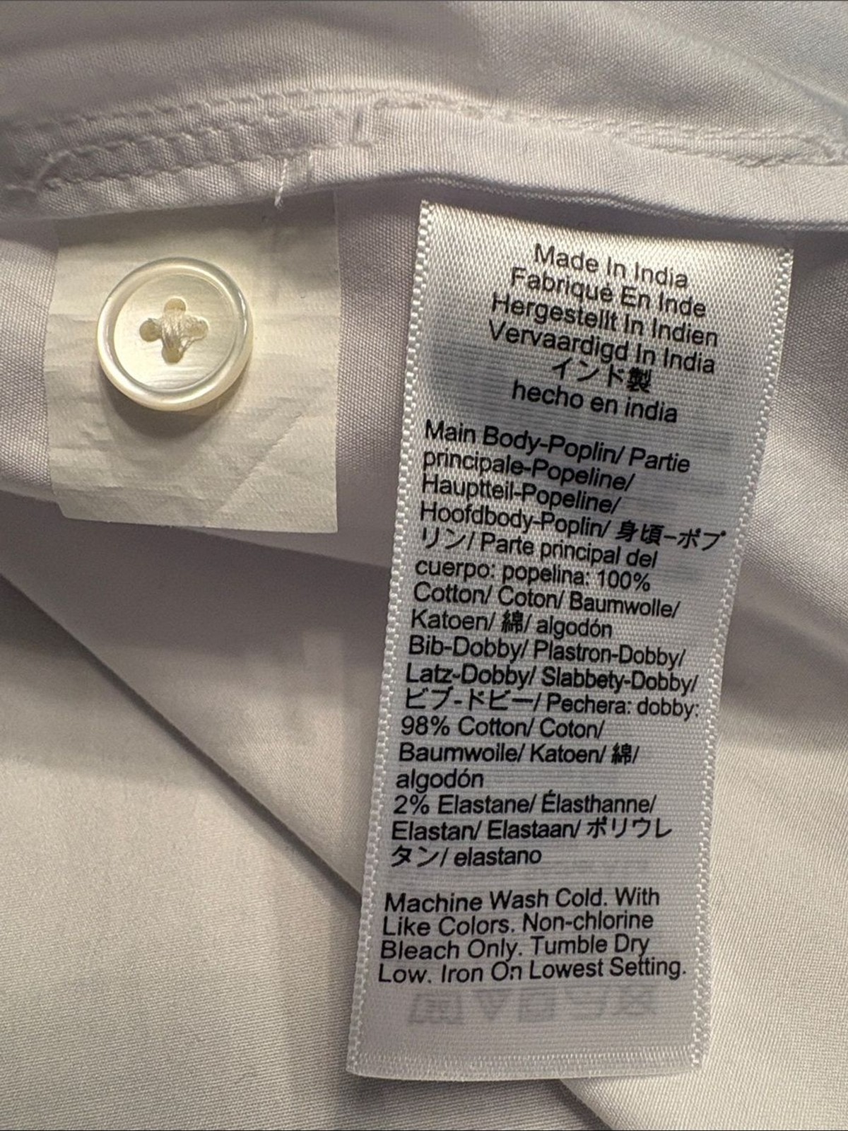 Madewell women’s Straight-Hem Tuxedo Shirt long sleeve white Size L NWT