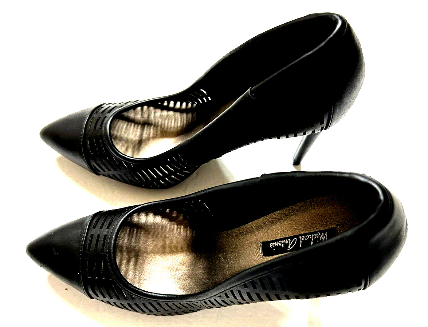 Michael Antonio 4 3/4″ High Size 10 Black Manmade NWOB Women’s Heels