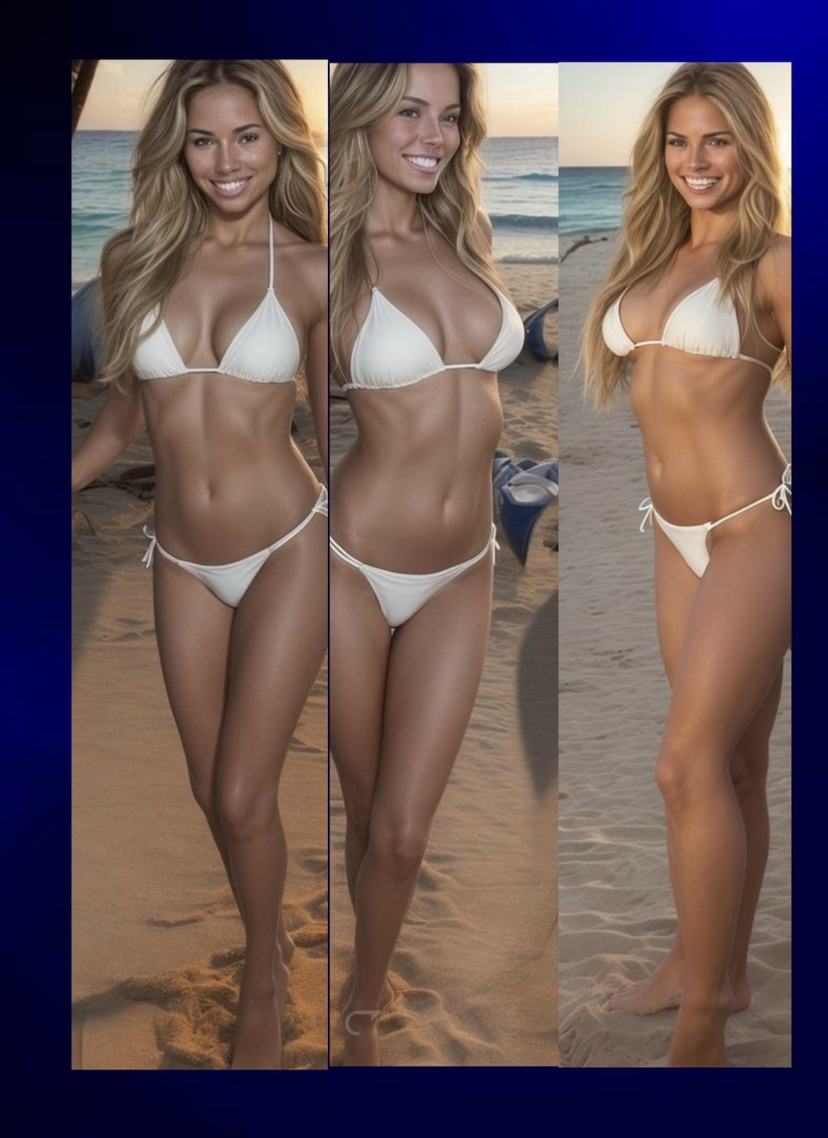 White String Bikini Thong Sexy Adjustable Hot Cheeky Two Piece