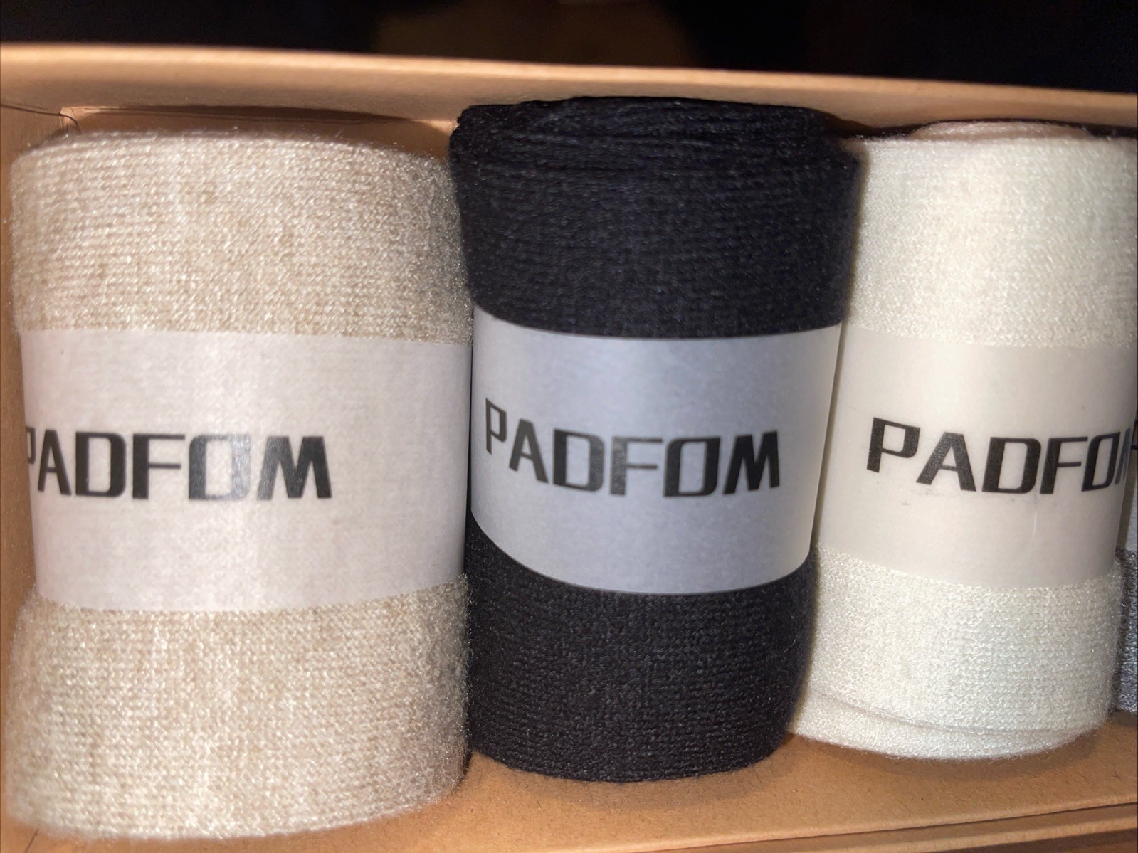 PADFOM Women Thin Cashmere Socks, Soft Medium, Black/Grey/Khaki/Beige/White