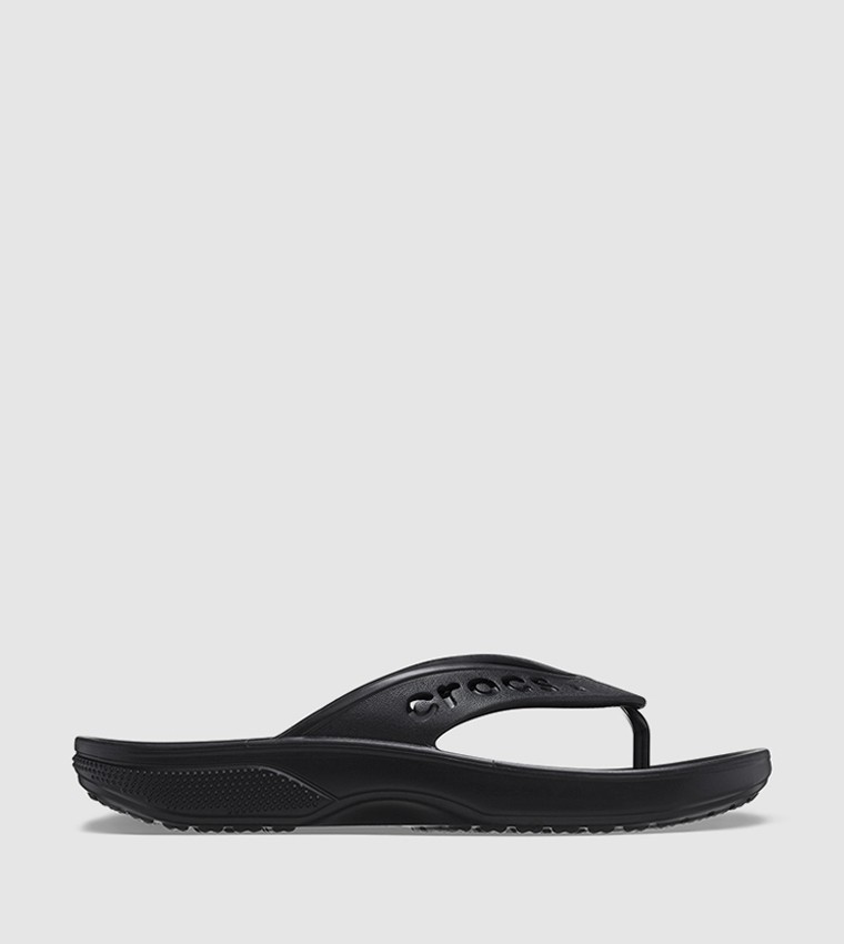 Crocs Unisex Baya II Flip Sandal for Mens and Womens Black (208192-001)