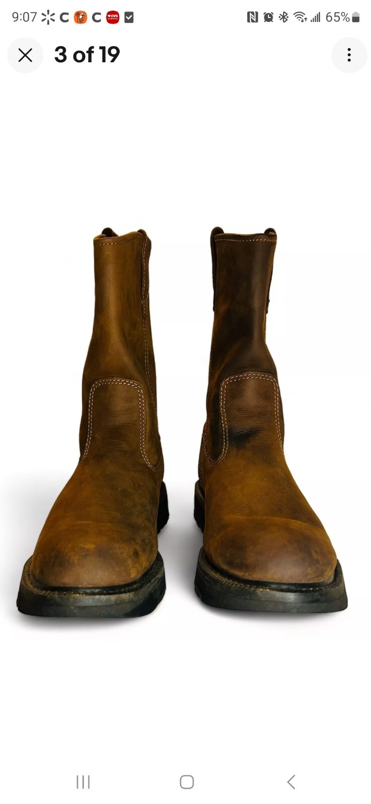 Wolverine Mens Wellington W04727 Brown Mid-Calf Western Boots 13 ExtraWideWidth