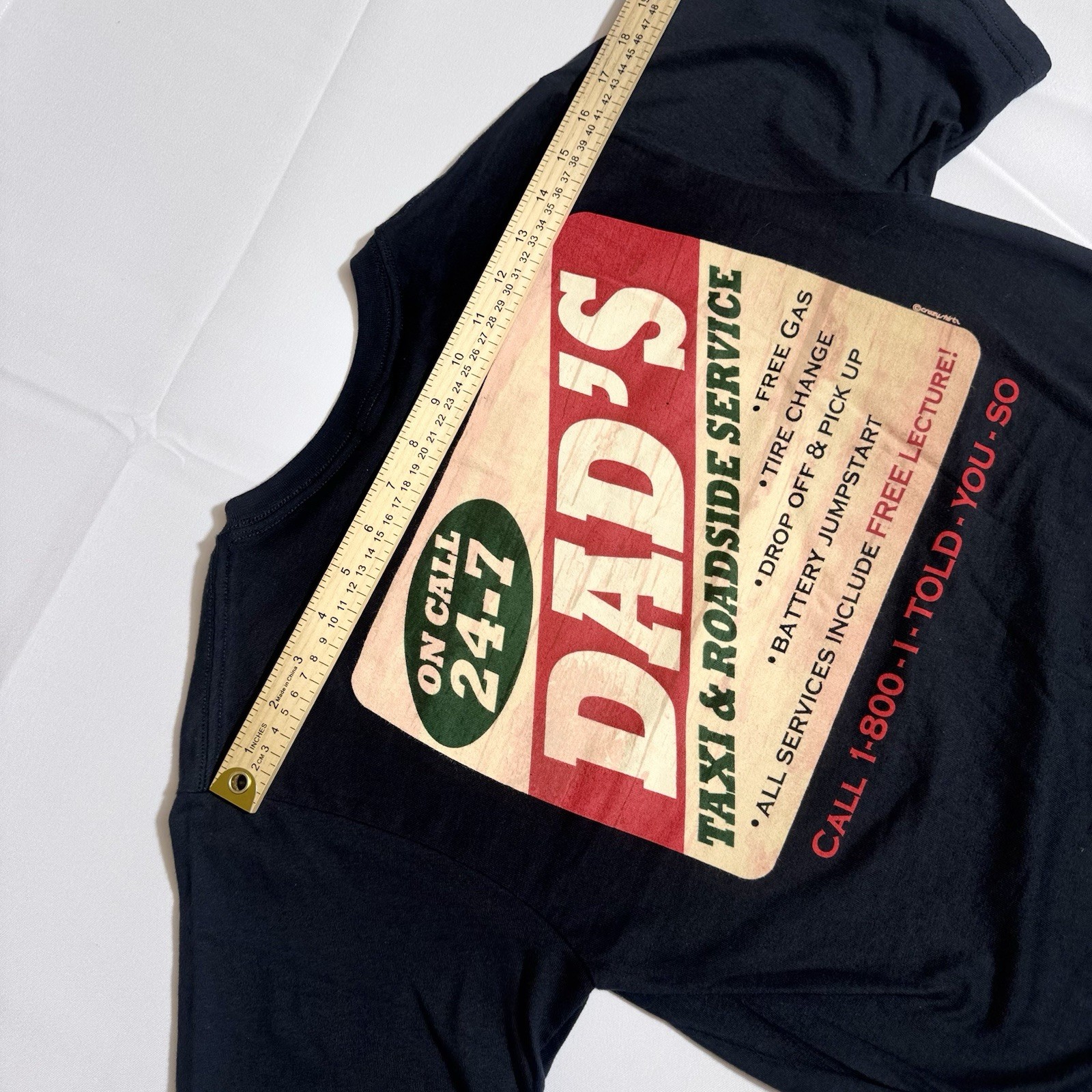 Crazy Shirts Graphic T, NWT, DAD’S, 100% Combed Cotton, Black, Female/Youth, S/M