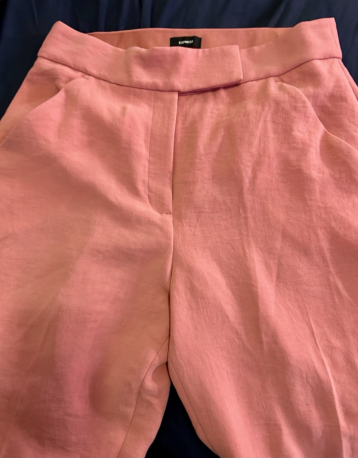 Express Super High Rise Flare Trouser Pink Women’s Size 8R
