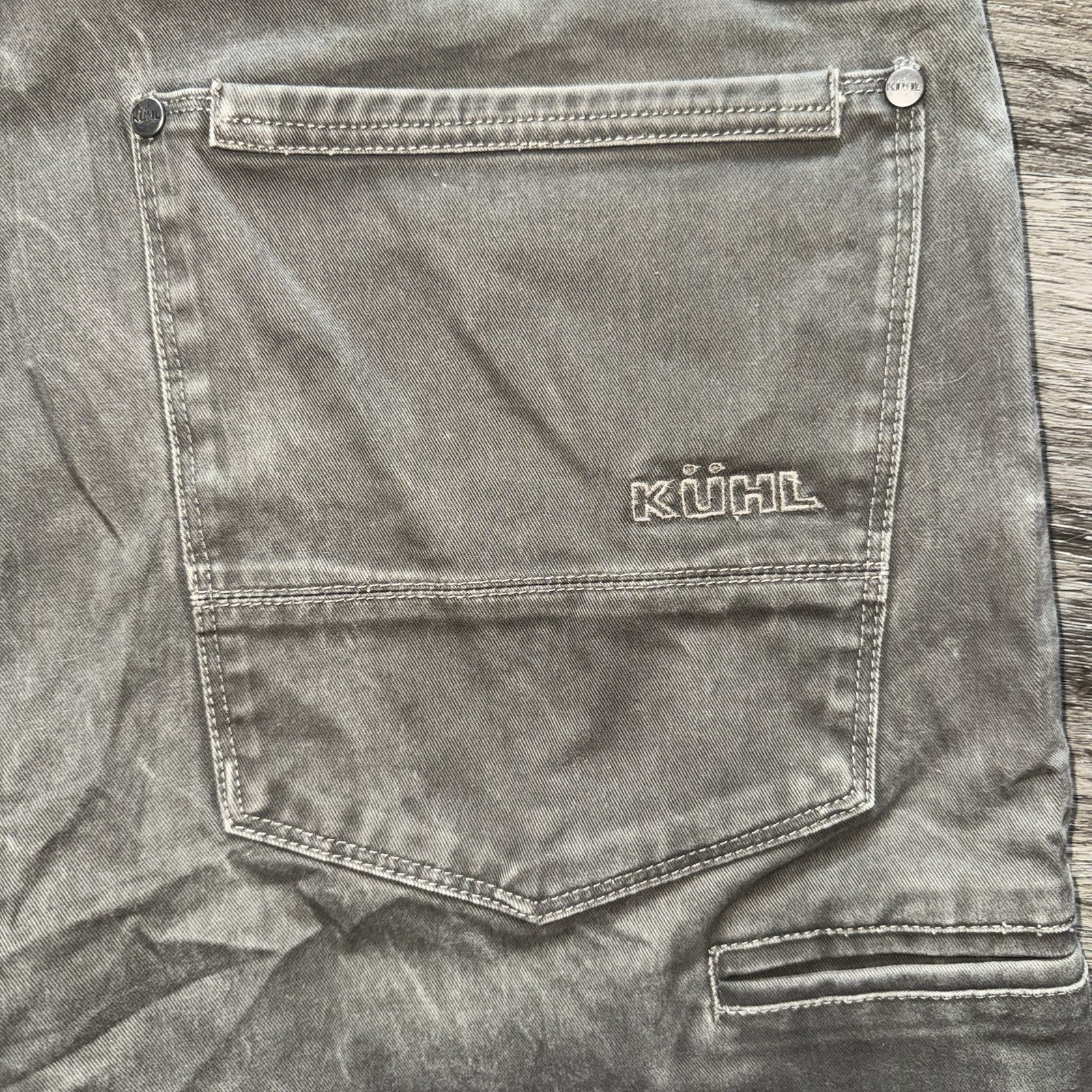 Kuhl Men’s Free Rydr 32×32 Gray Forged Iron Vintage Patina Dye Outdoor Hiking
