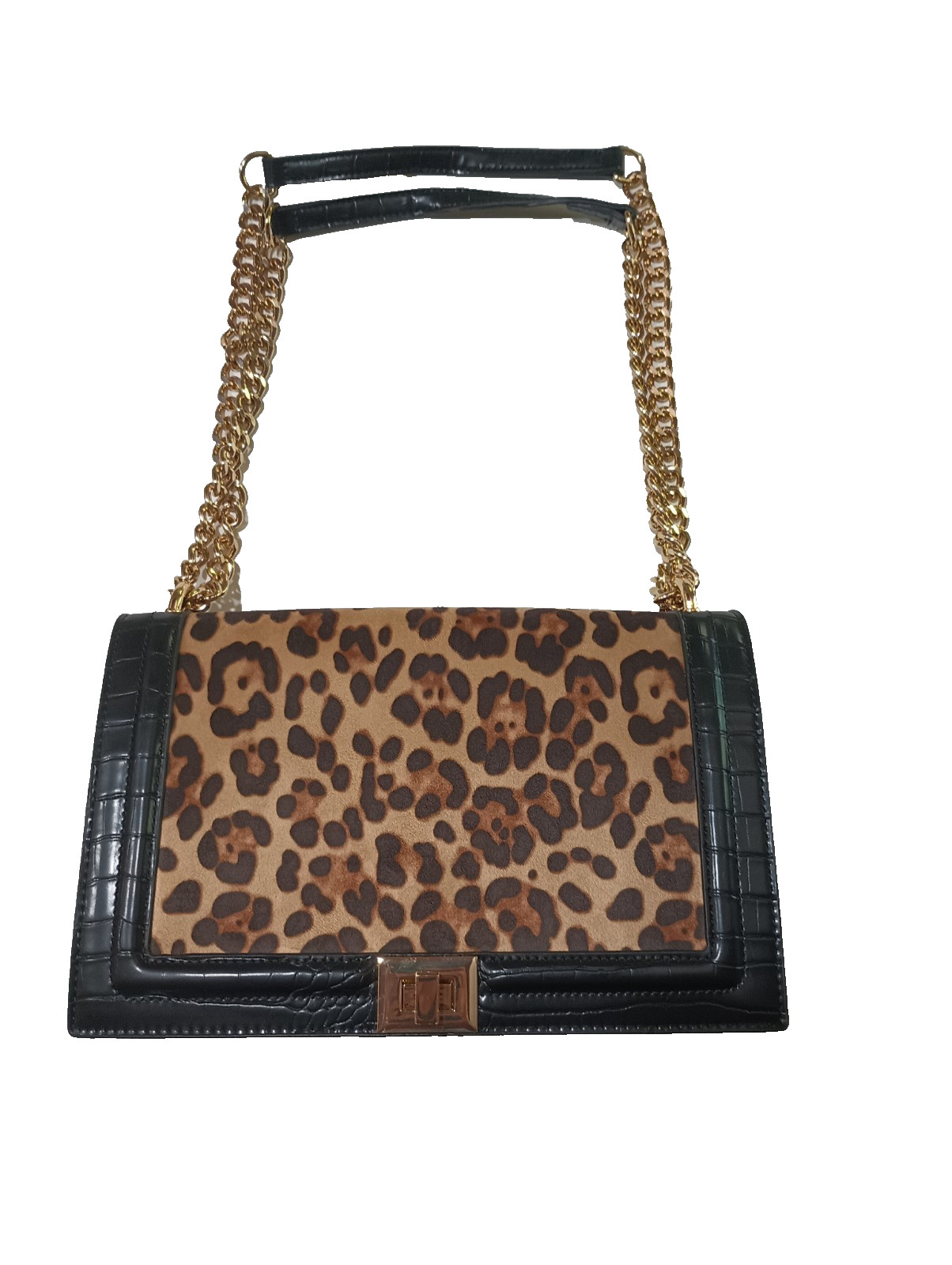 I.n.c. International Concepts Ajae Flap Crossbody in Light Leo Gold