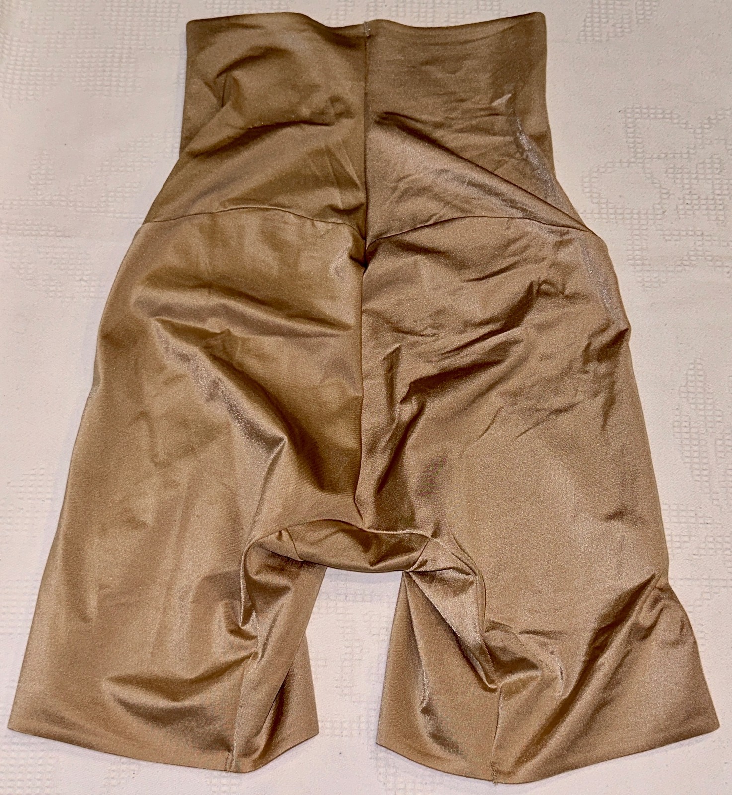 SOMA Level 3 Extra Firm Control Warm Sienna Nude Hi Waist Thigh Slimmer Womens L