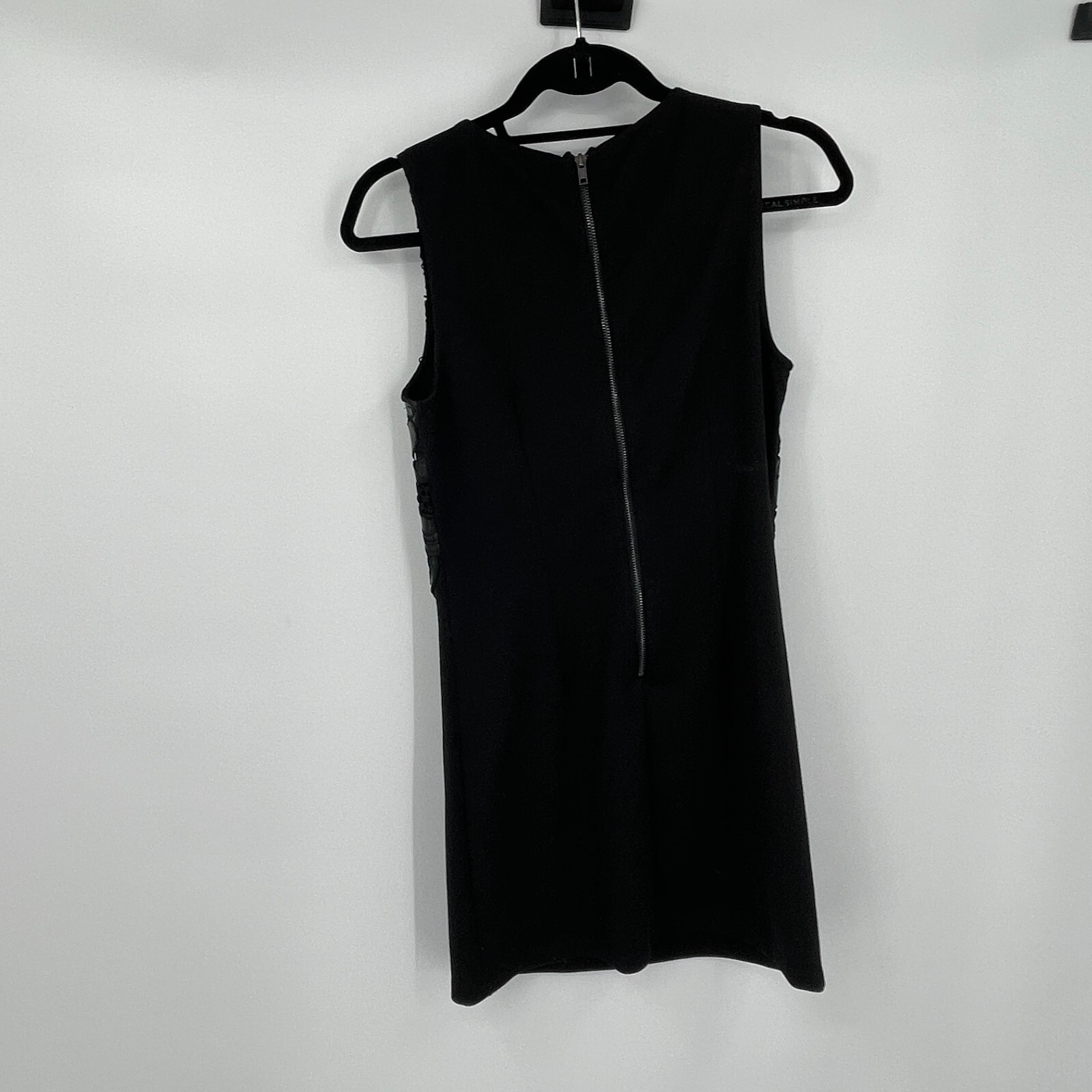 Forever 21 Womens Dress Small Black Sleeveless Floral Casual Party Cocktail New