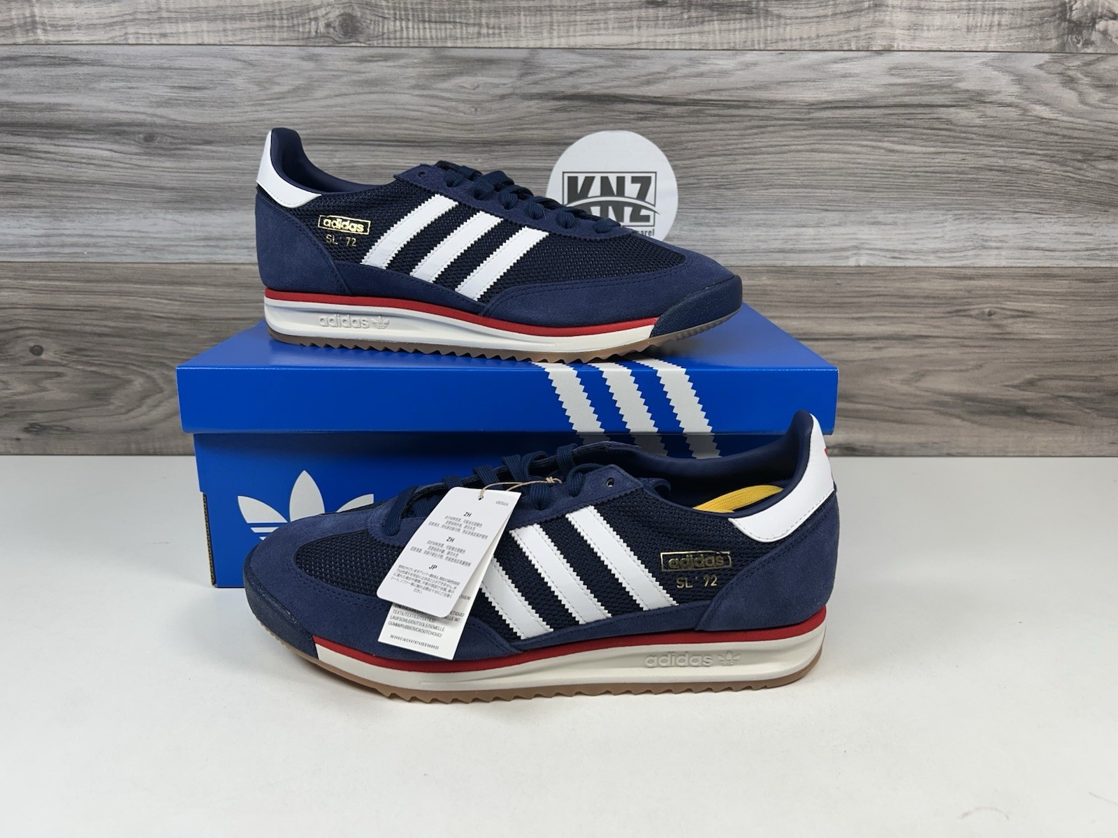 **Adidas SL 72 RS Dark Blue White Red Casual (JQ9797) Authentic Men’s shoes