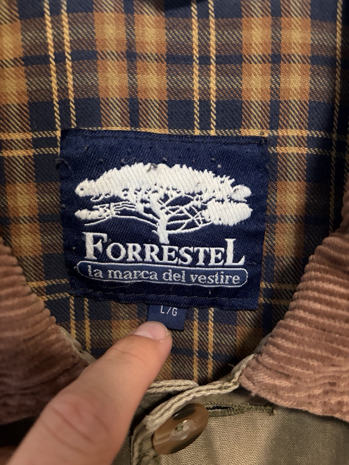 Vintage 90s Sun Faded Green Chore Barn Coat Field Jacket Flannel Lined Large