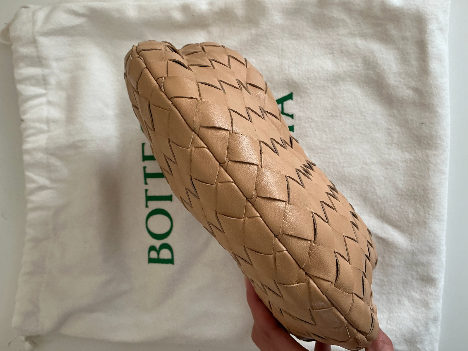 Bottega Veneta Beige Mini Jodie