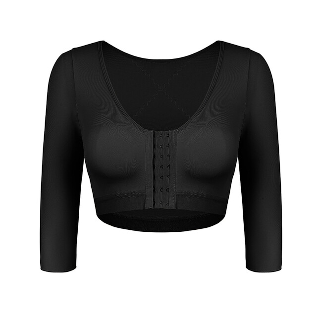 Women Arm Shaper Compression Sleeve Post Surgery Posture Corrector Shapewear Top