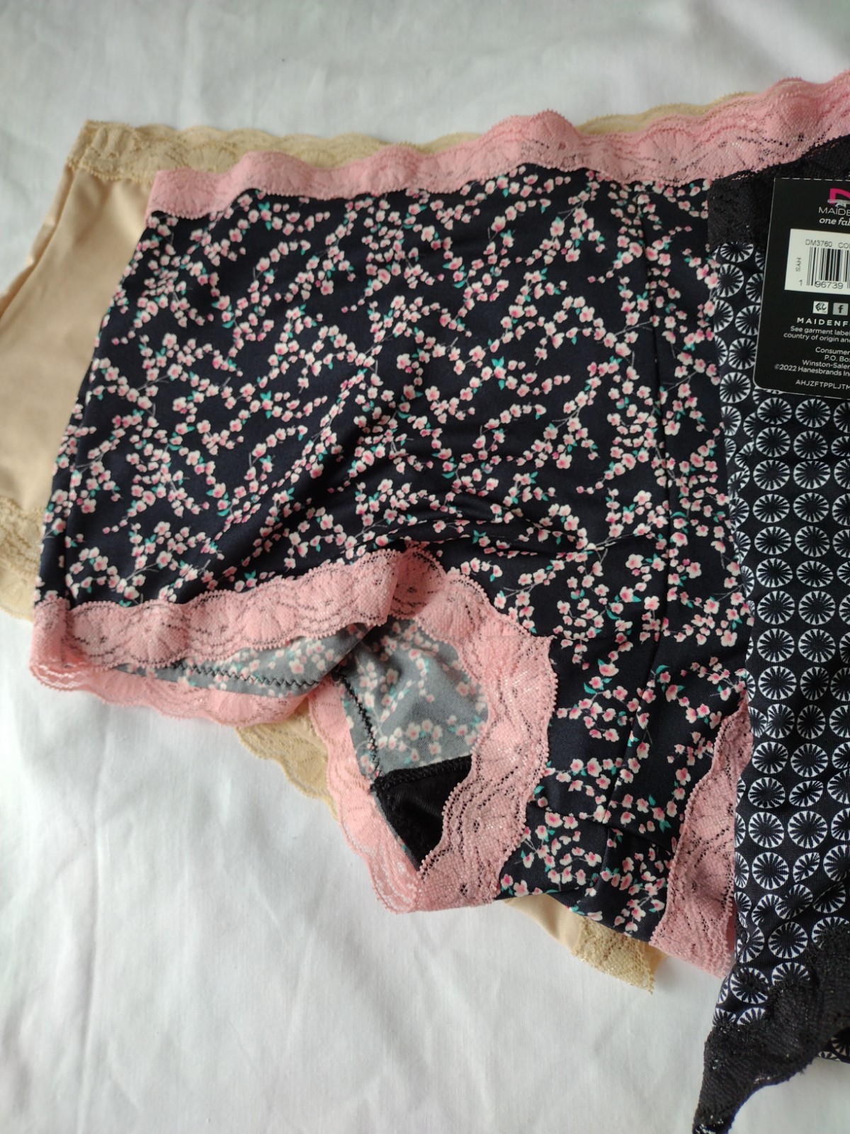 3 PACK MAIDENFORM 2XL ASSORTED COLORS BOYSHORT PANTIES DM3760 FABULOUS FIT NWT