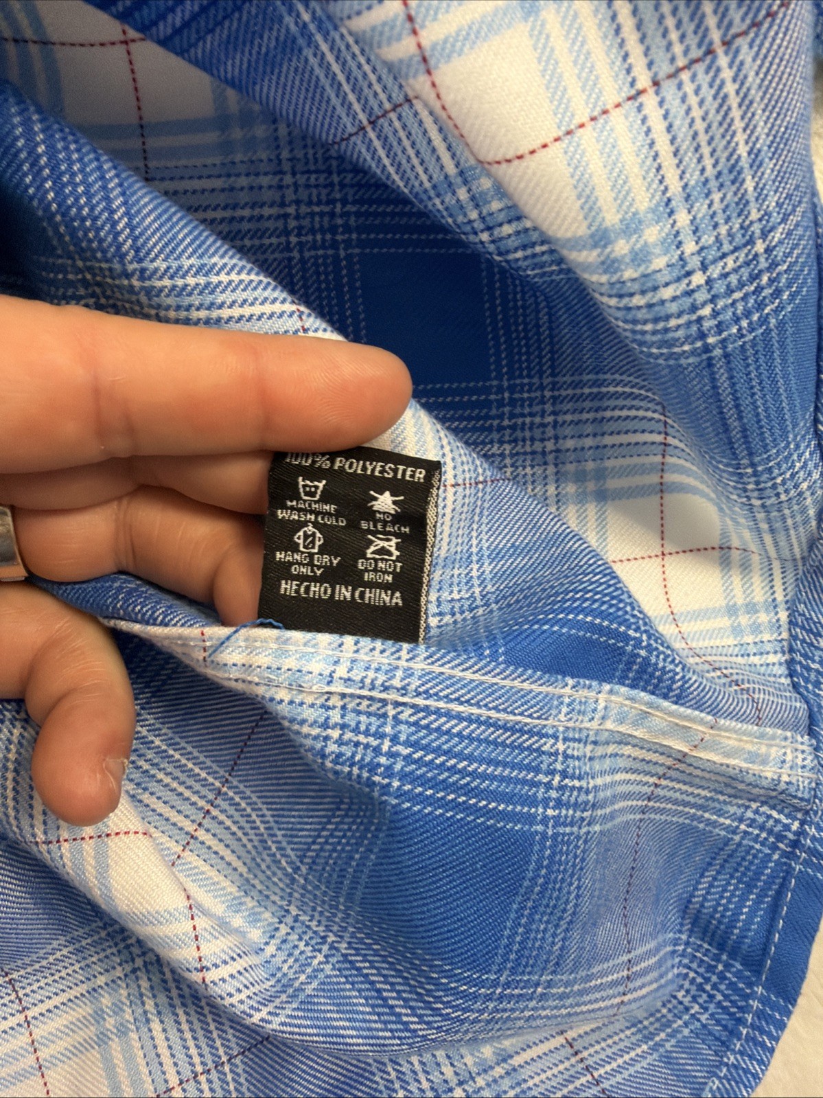 Dixxon Flannel Co The Winfield 92 Blue Plaid Snap Front Shirt Men’s 5XL