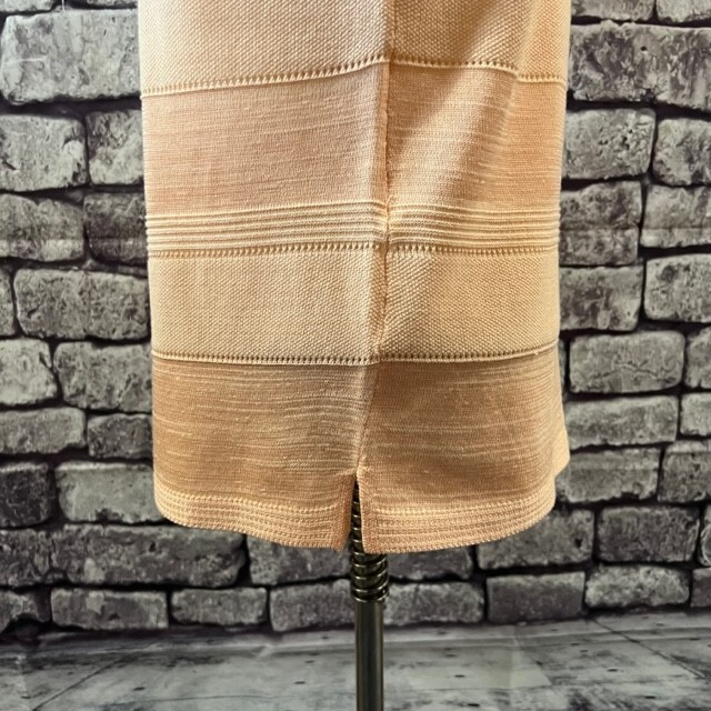 Chico’s Pale Peach U Neckline Sleeveless Tank Size M Polyester & Cotton
