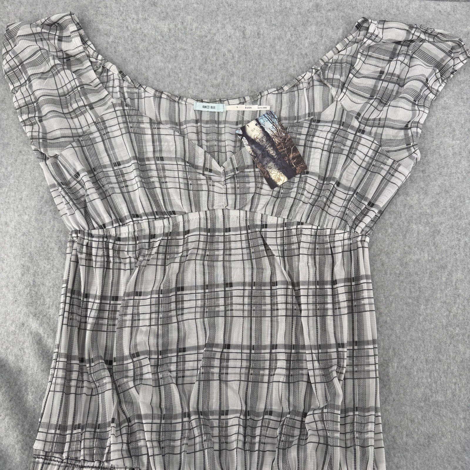 Kimchi Blue Size L Alexis Tiered Babydoll Peasant Urban Outfitters Sleeveless
