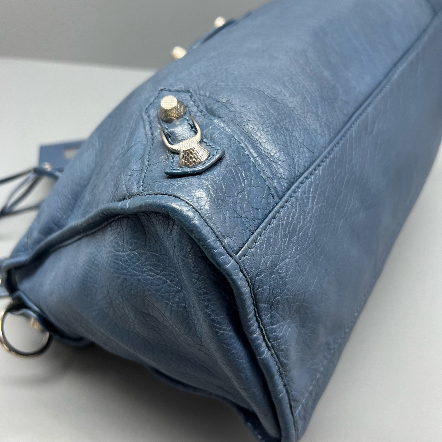 Balenciaga Pre-Owned Authentic Luxury Handbag Blue 38*24*14cm