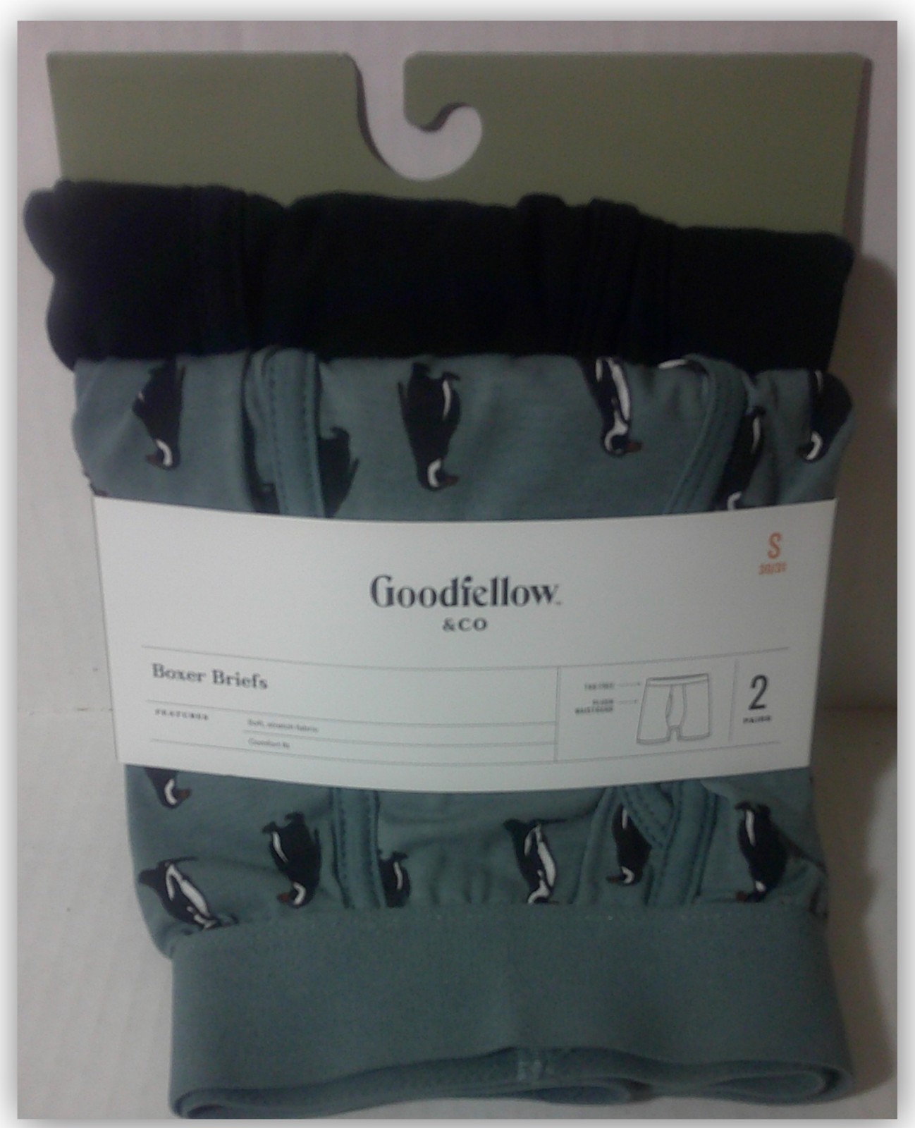 Goodfellow & Co BOXER BRIEFS 2pk SOFT STRETCH KNIT fabric Choice solids & prints