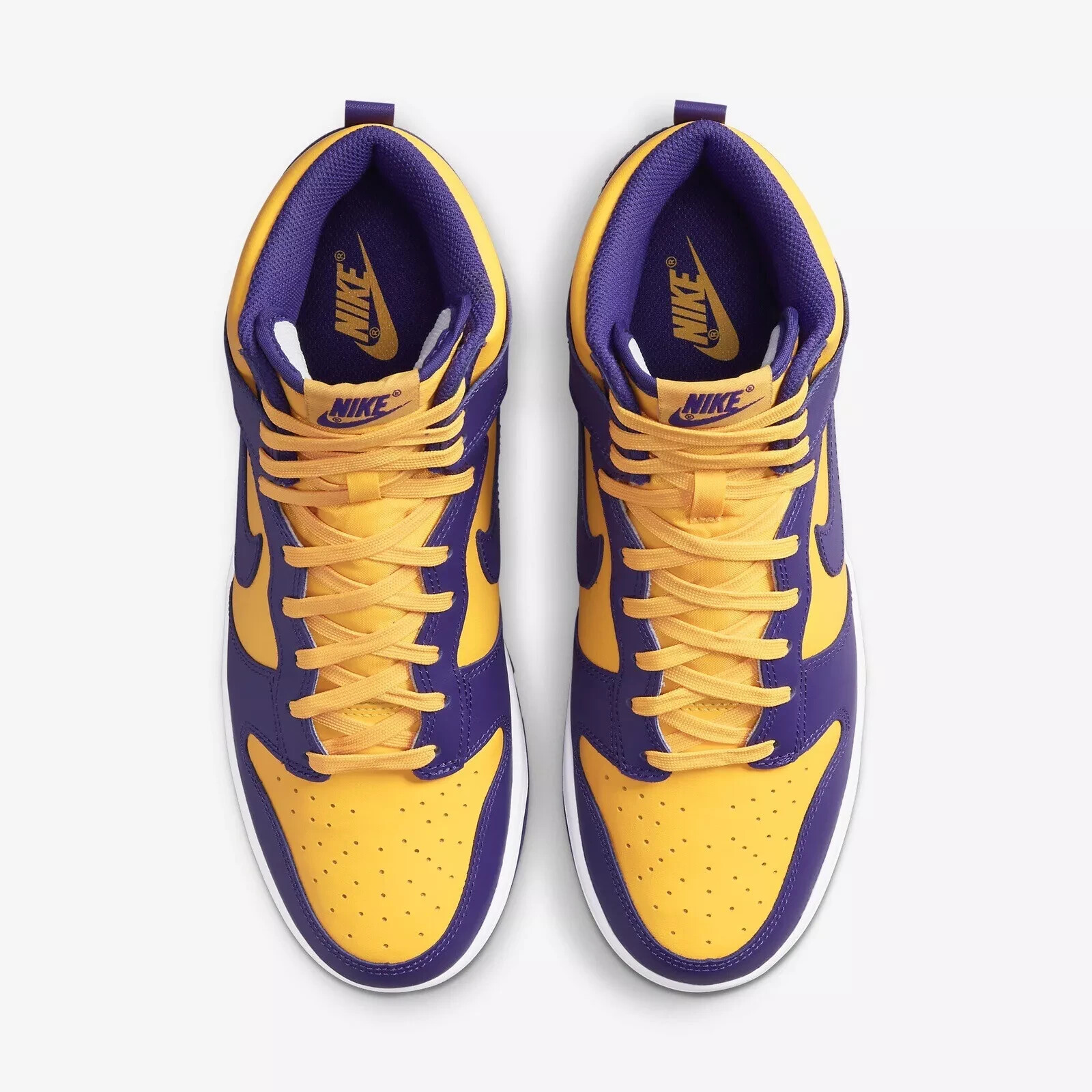 Nike Dunk High Retro DD1399-500 Purple Yellow Lakers Men’s Sneaker [US 7-12] New