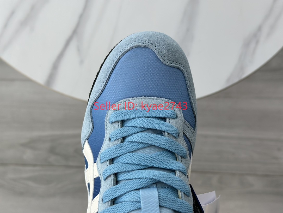 Retro Onitsuka Tiger SERRANO Mens Womens Sneakers Blue/White 1183B400-405