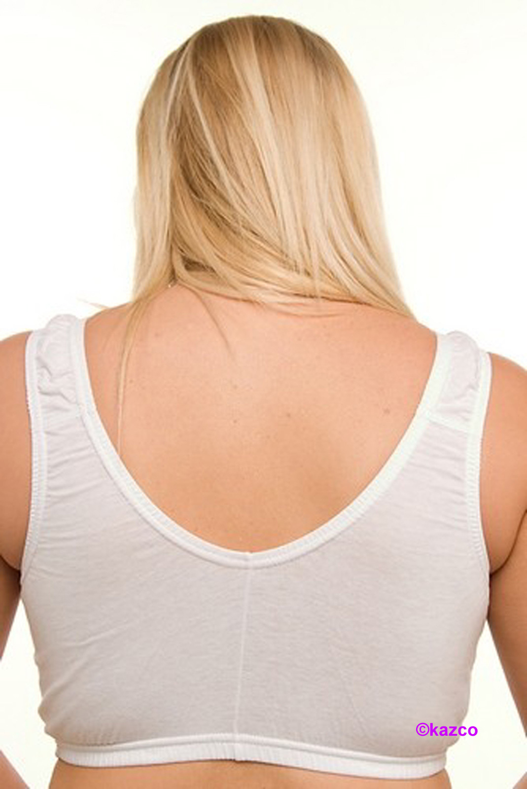 Ladies COTTON PULL ON BRA White Chest Size 32 to 52 Cup B – DD Non Wire Bra