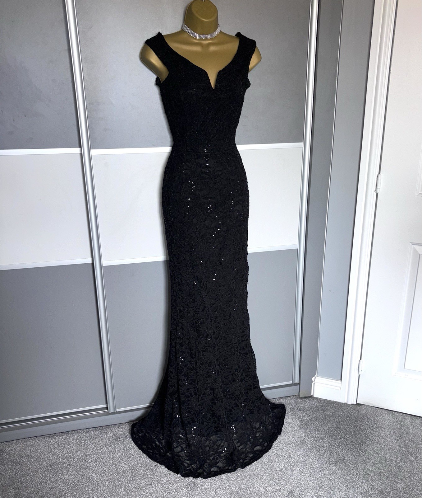 Quiz Elegant Evening Wedding Party Cruise Prom Cocktail Maxi Dress Sz 8