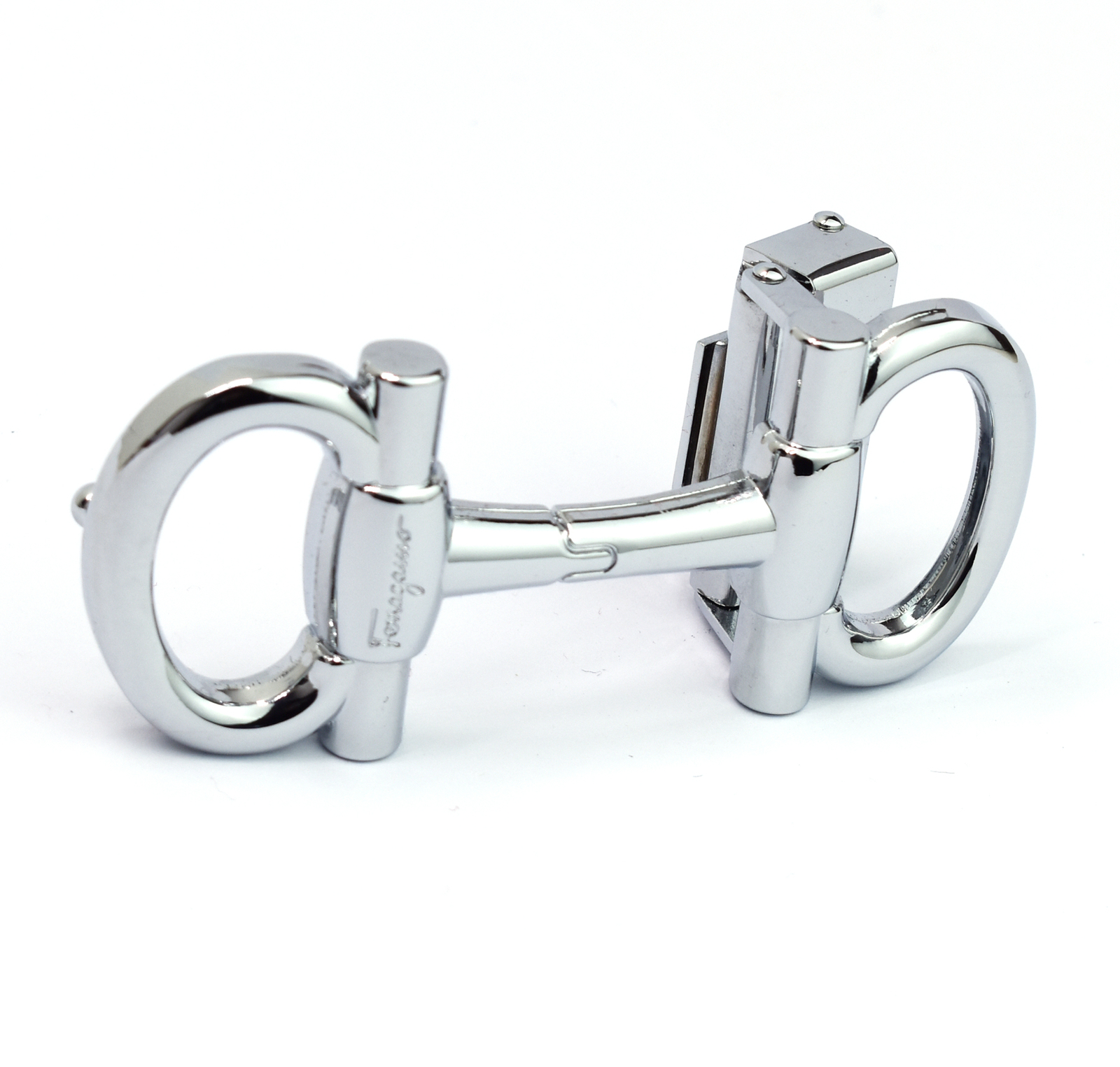 Unisex Salvatore Ferragamo Alloy Belt Buckle Silver for 3.5cm leather strap