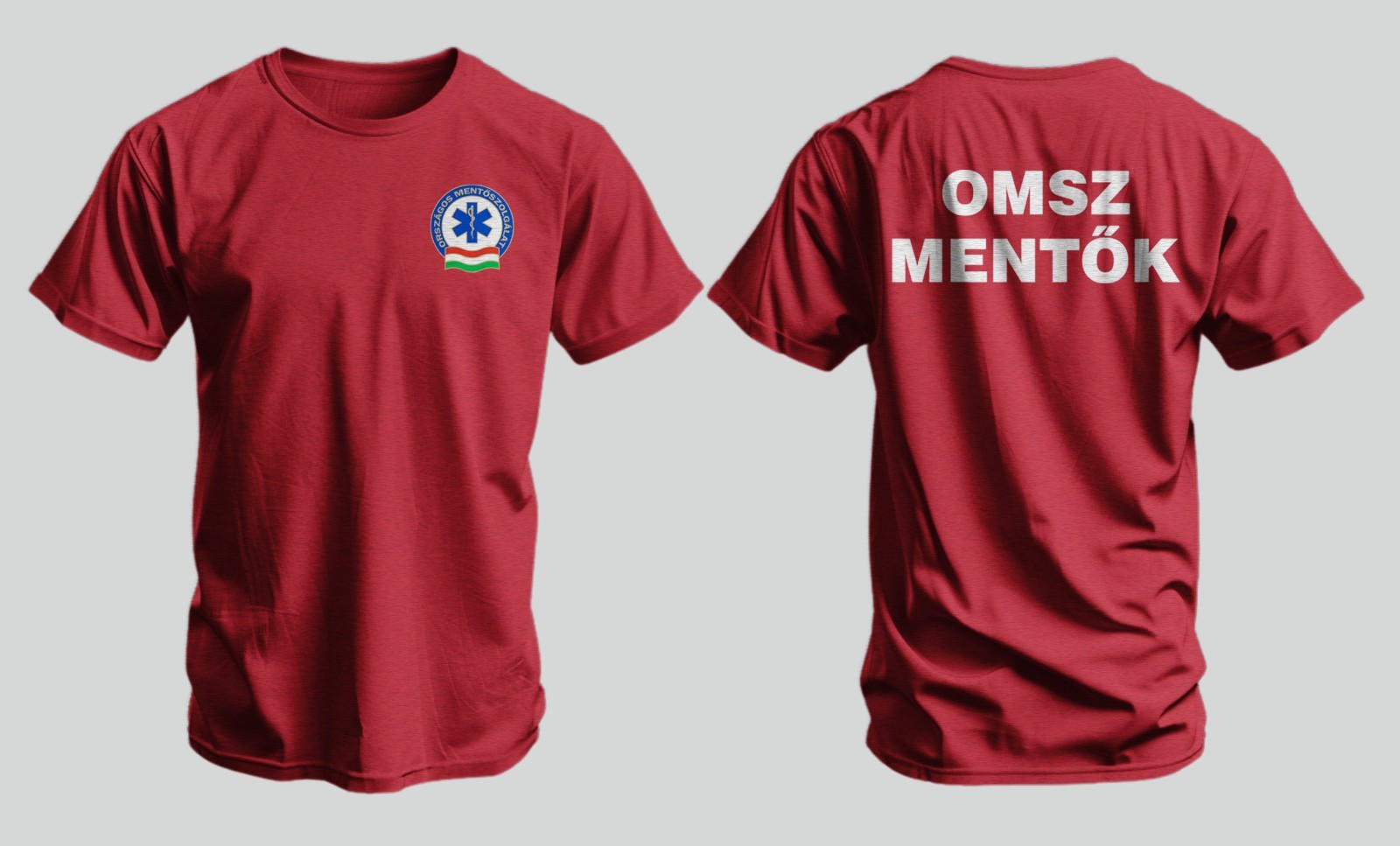 OMSZ Mentők Hungary Ambulance EMS Paramedic Black T-Shirt Hungarian Rescue Tee