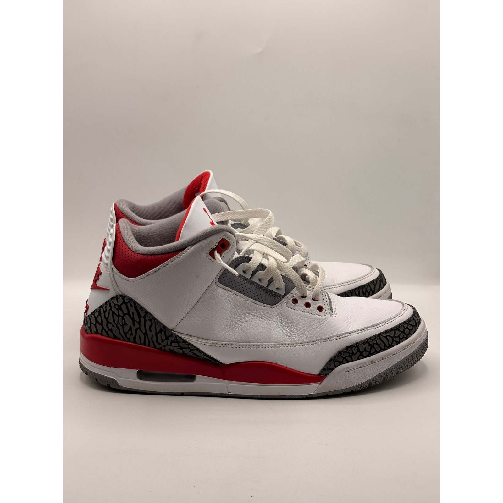 NIKE AIR JORDAN 3 Retro Fire Red Gray Cement White DN3707-160