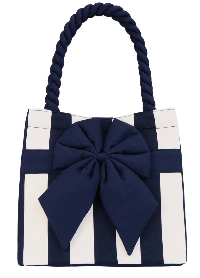 NaRaYa NB-100N Bow Handbag Cotton Tote Bag Made in Thailand