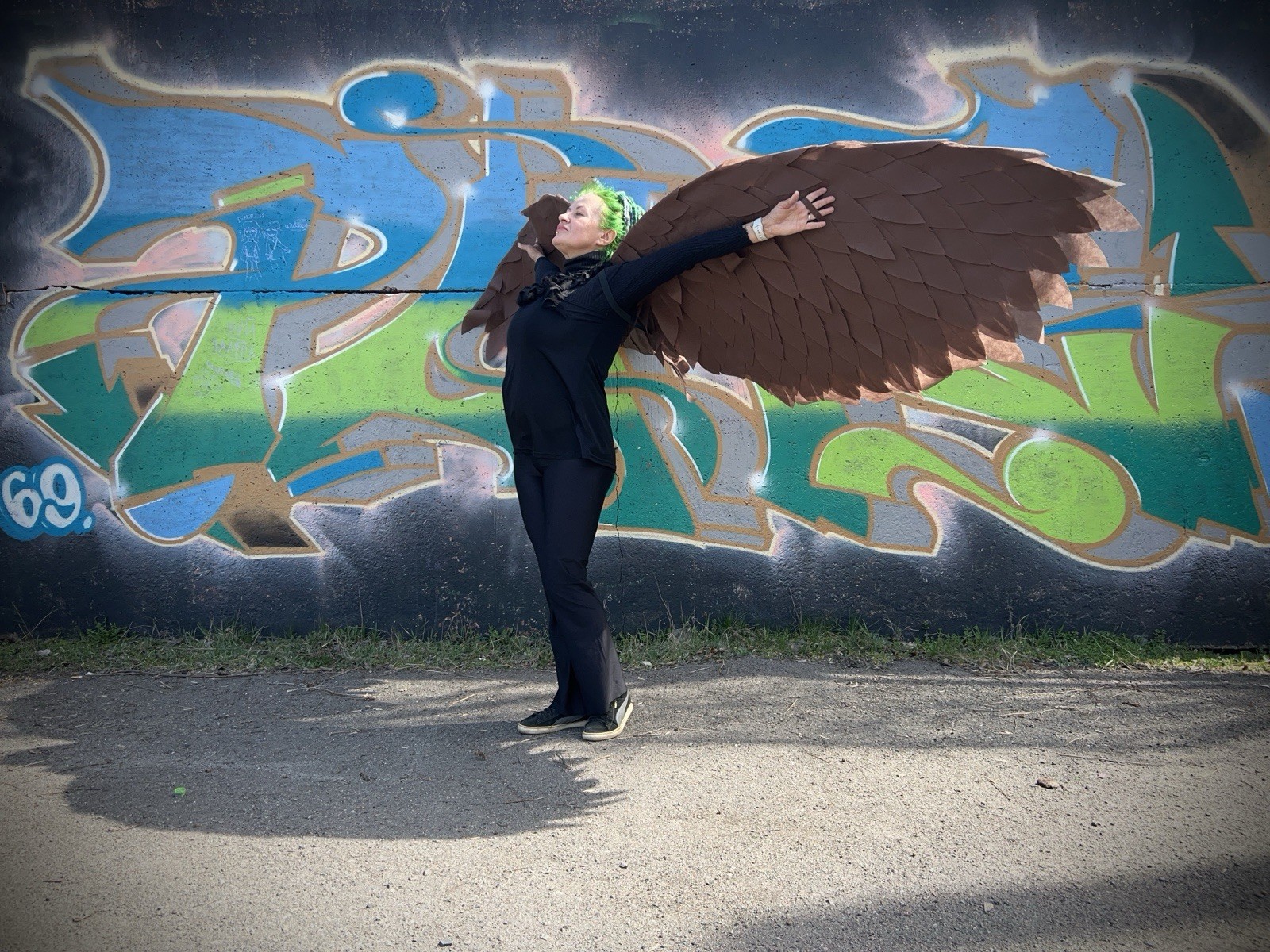 American Bald Eagle Wings Brown Angel Wings Moveable