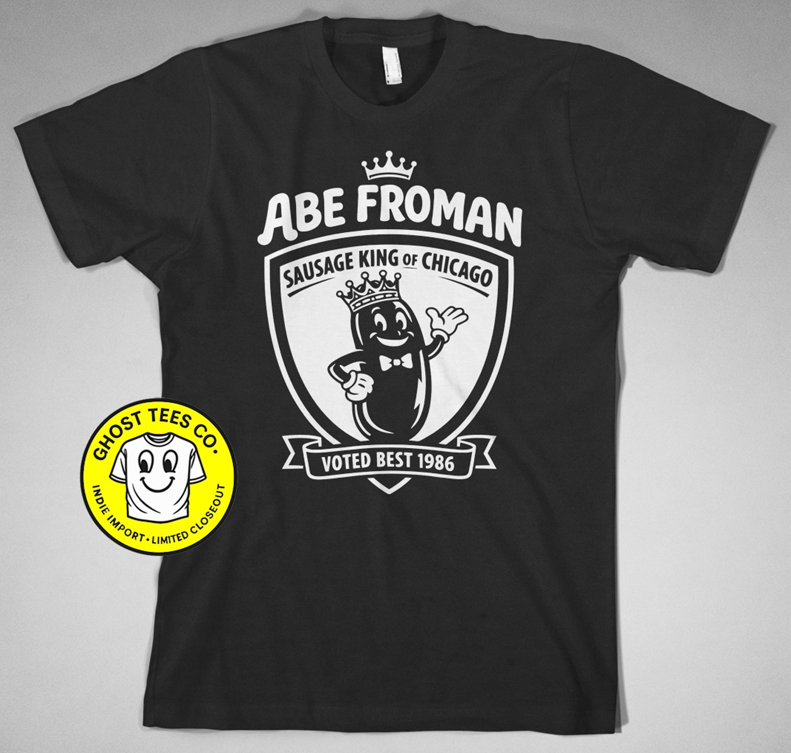 Ferris Bueller’s day off Abe Froman Shirt Sausage King 1986 cameron funny hughes