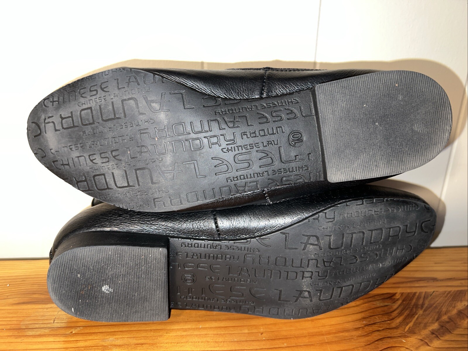 CHINESE LAUNDRY Black Leather SZ 10 M Britt Booties 4585
