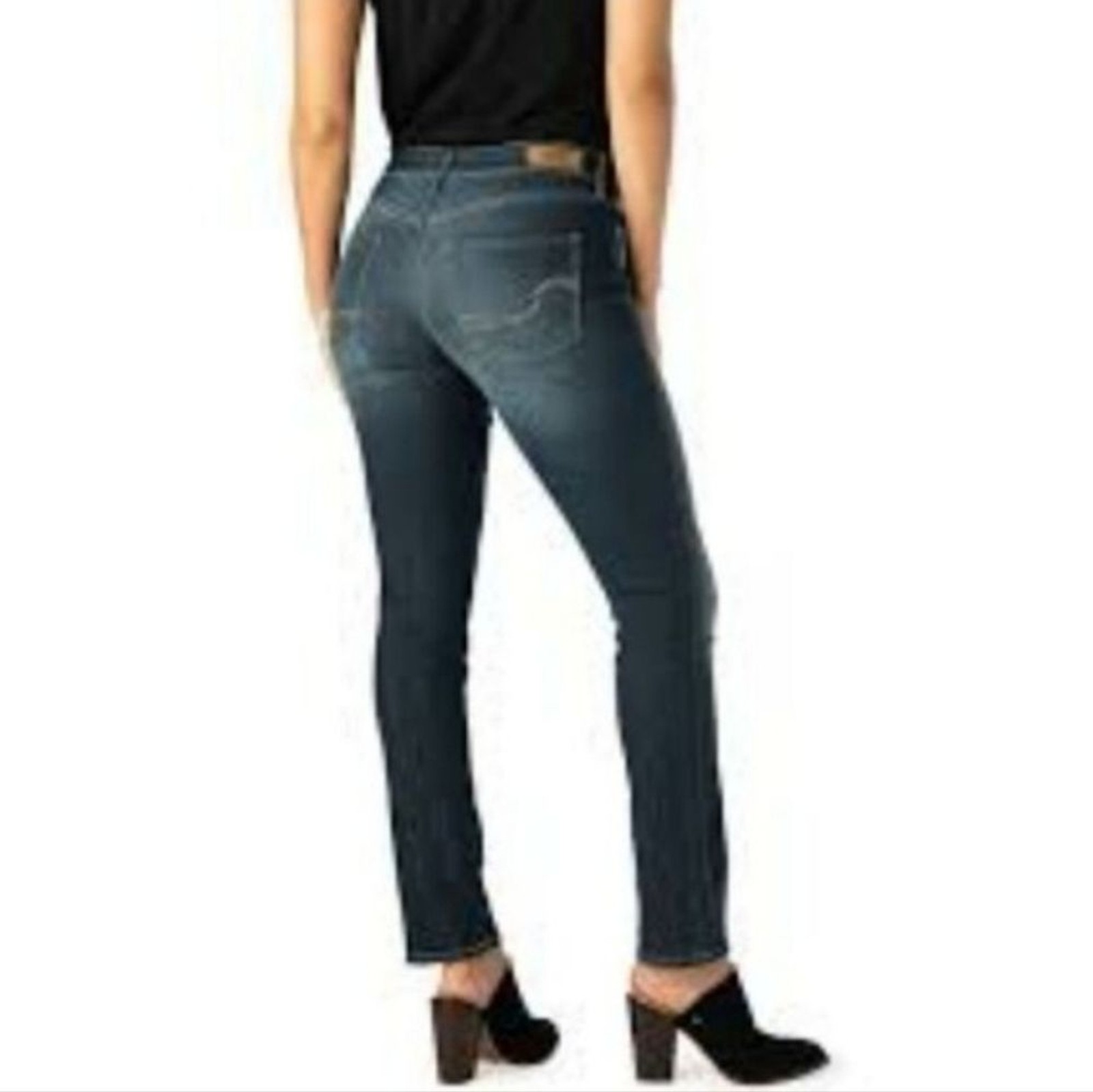 Levi’s Womens Size 20M Modern Slim Skinny Jeans Dark Blue Denim Worn-in Fade