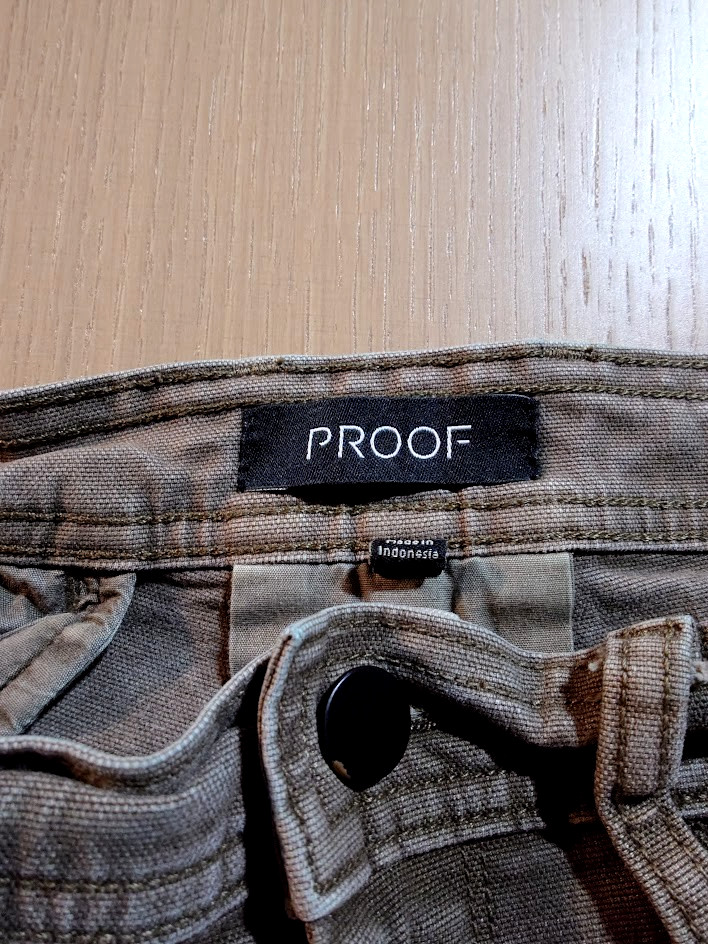 Proof Rover Double-Knee Work Pant 32×30 Slim Fit Dark Olive Huckberry Men’s