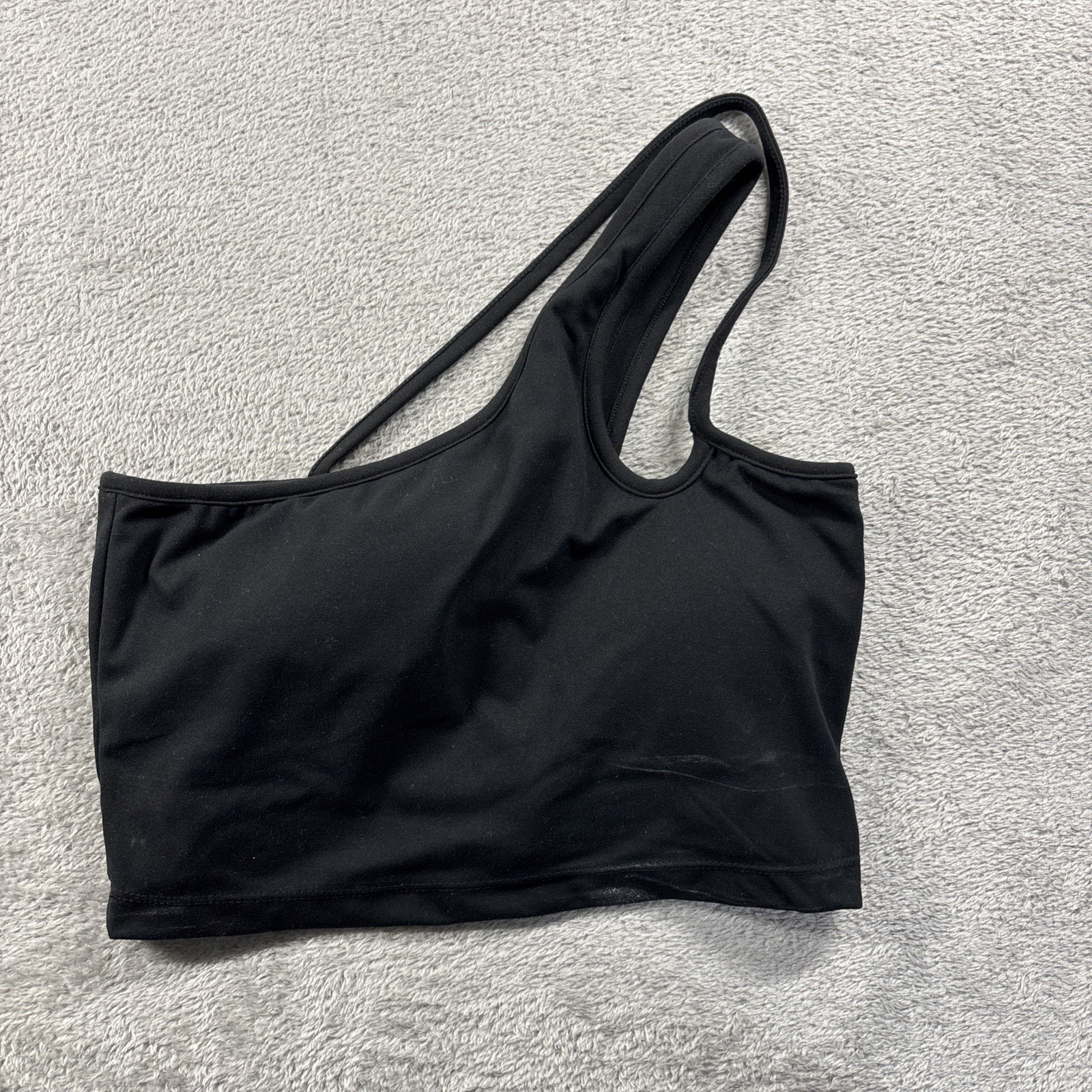 Cotton On Body Women’s Workout Cut Out Crop Active Bra Black Size Medium